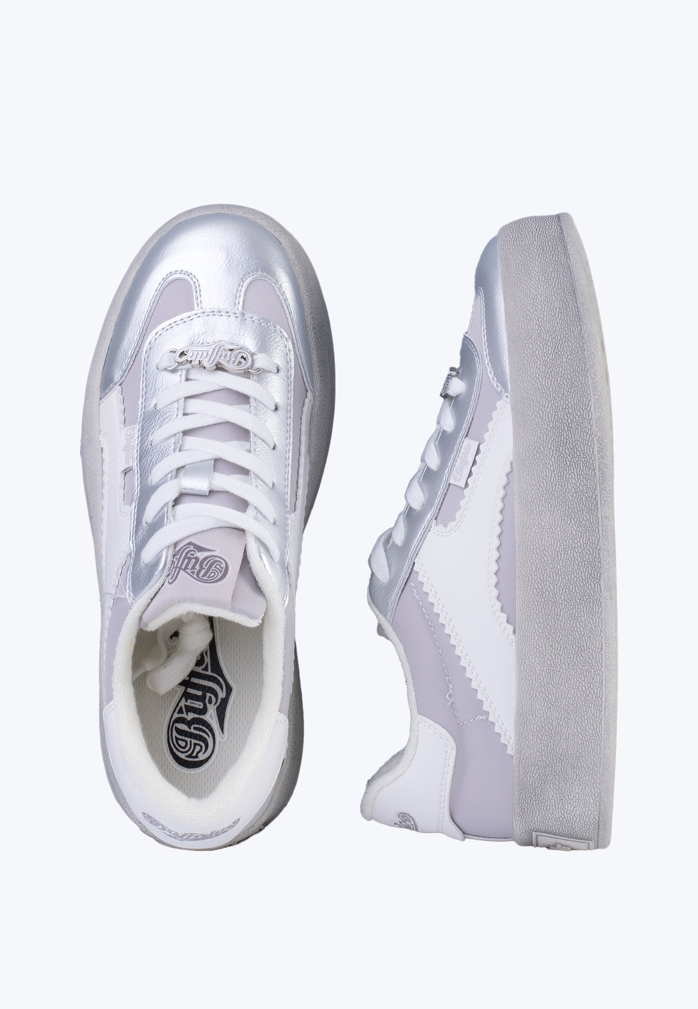 Buffalo - Cajo Silver/White - Girl Shoes | Women-Image