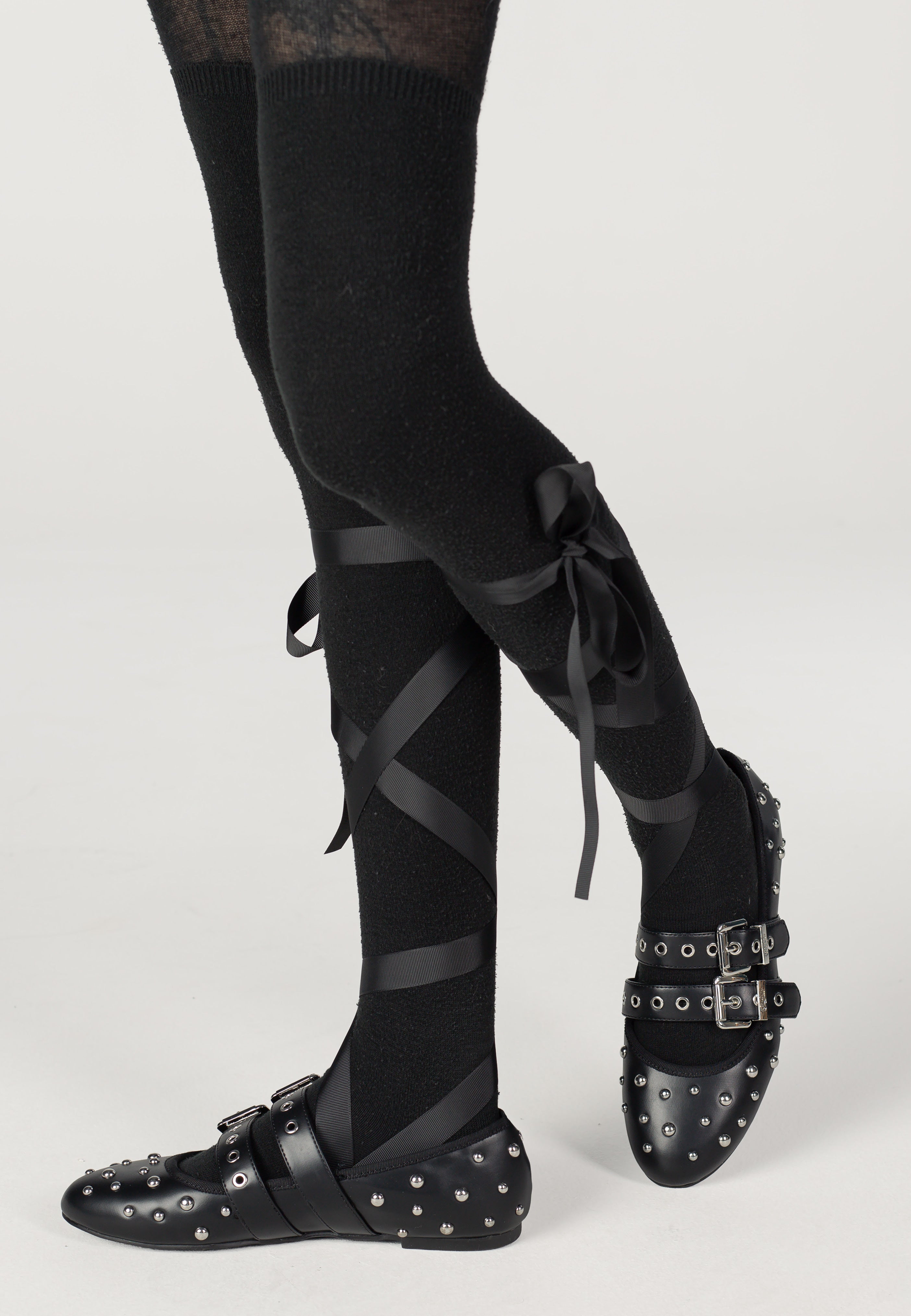 Buffalo - Daphne Stud Vegan Nappa Black - Girl Sandals | Women-Image