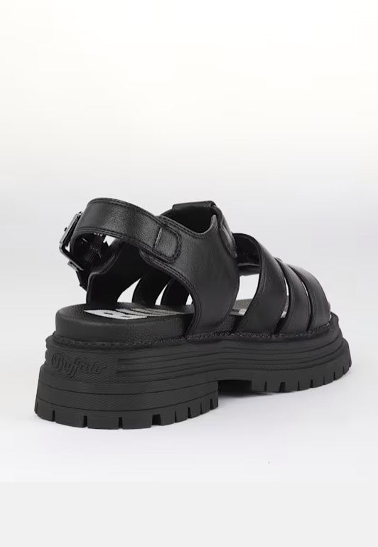 Buffalo - Lennox Fisher Vegan Nappa Black - Girl Sandals | Women-Image