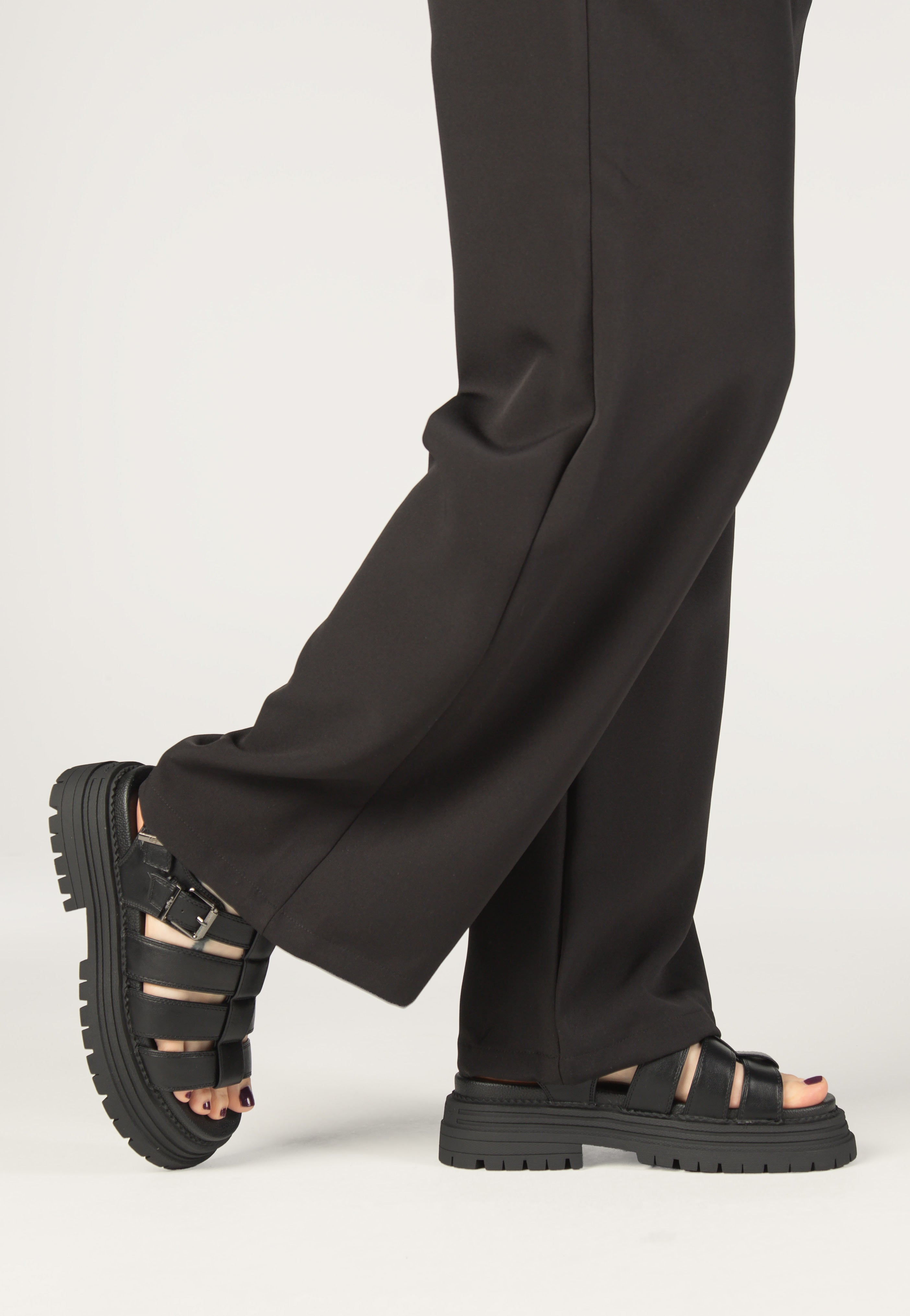 Buffalo - Lennox Fisher Vegan Nappa Black - Girl Sandals | Women-Image