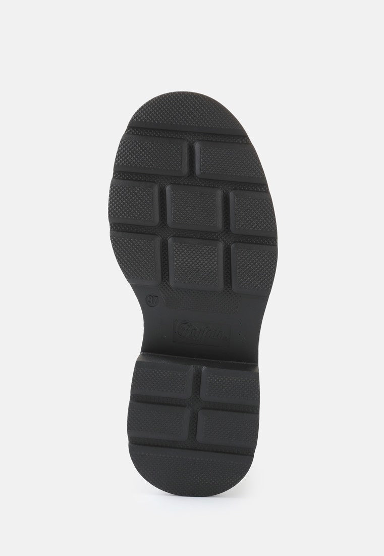 Buffalo - Mars Loafer Buckle Vegan Nappa Black - Girl Shoes | Women-Image