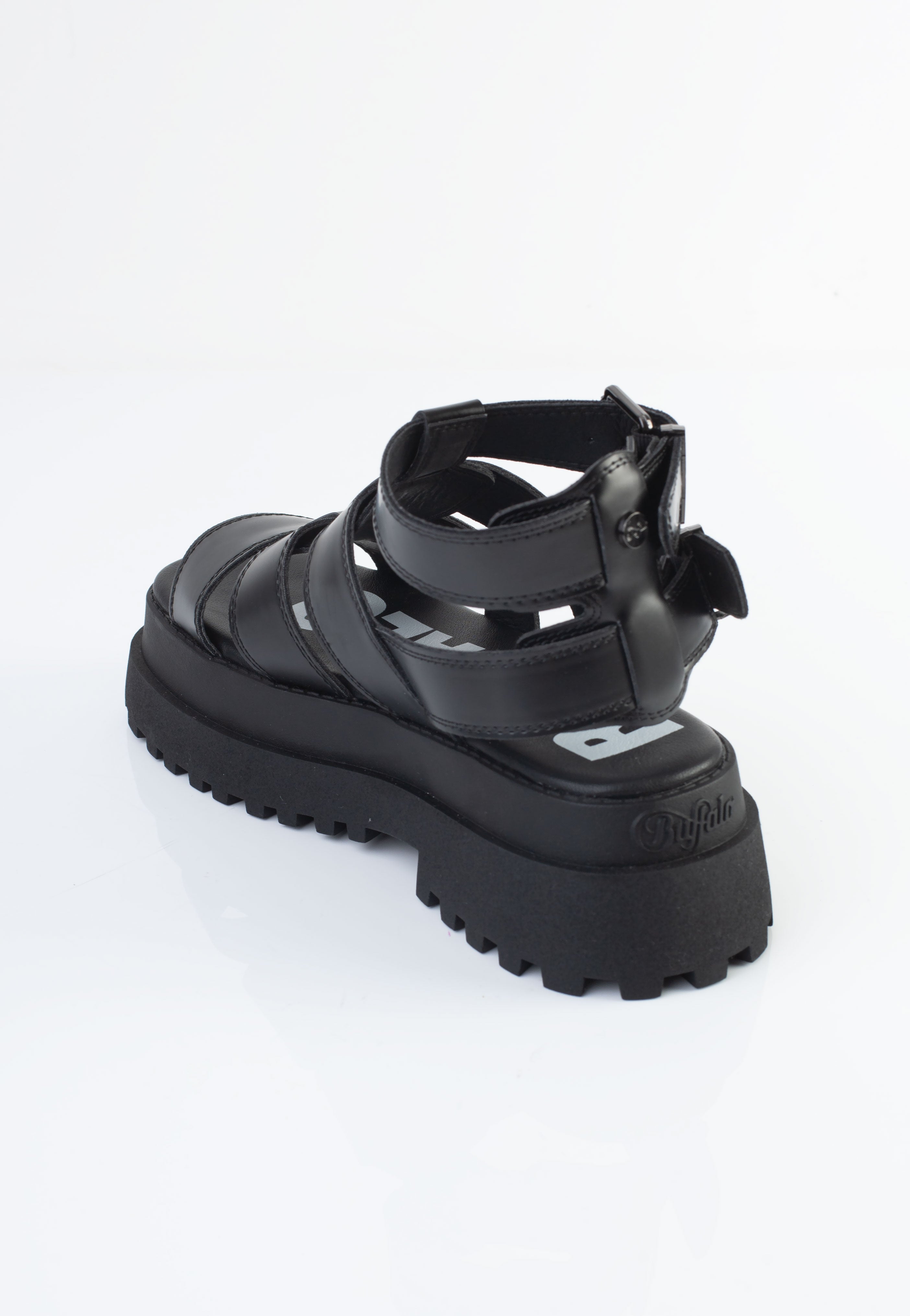Buffalo - Pluto Vegan Nappa Gld Black - Girl Sandals | Women-Image