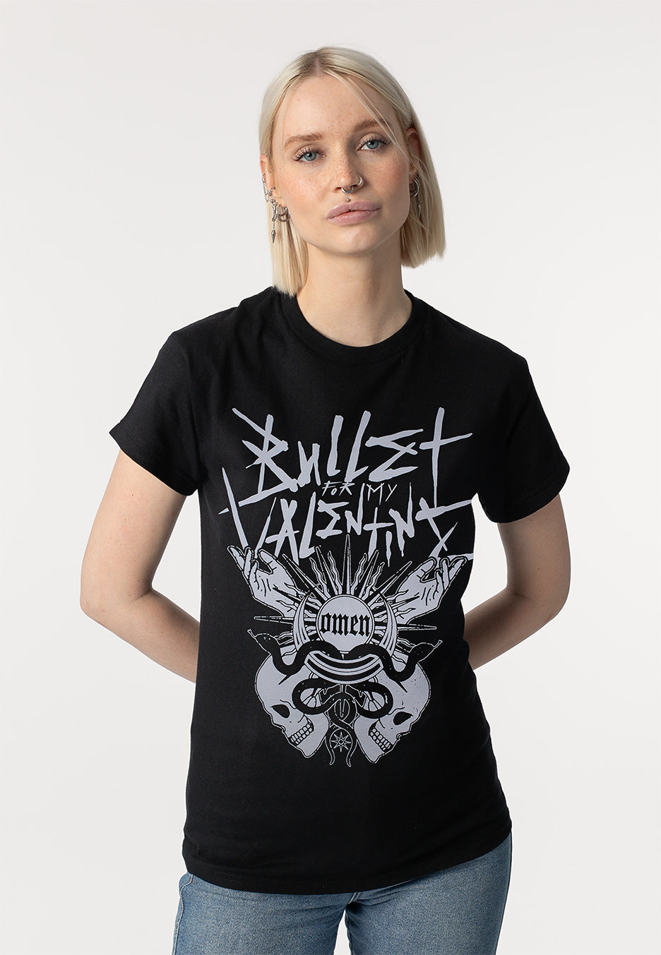 Bullet For My Valentine Omen T-Shirt | Women-Image