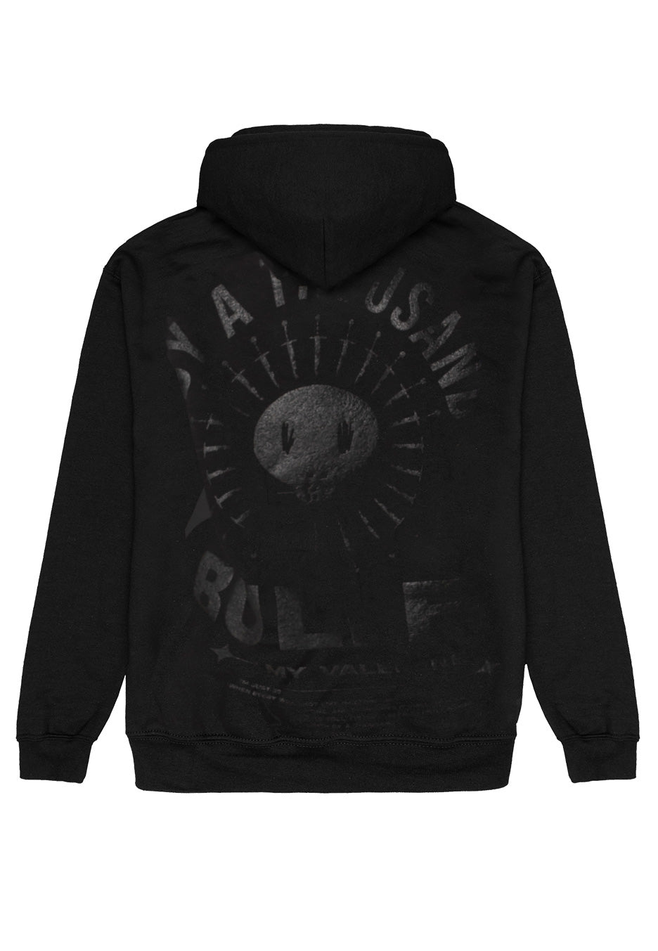 Bullet For My Valentine - Black Metal Logo Limited Black On Black - Ho