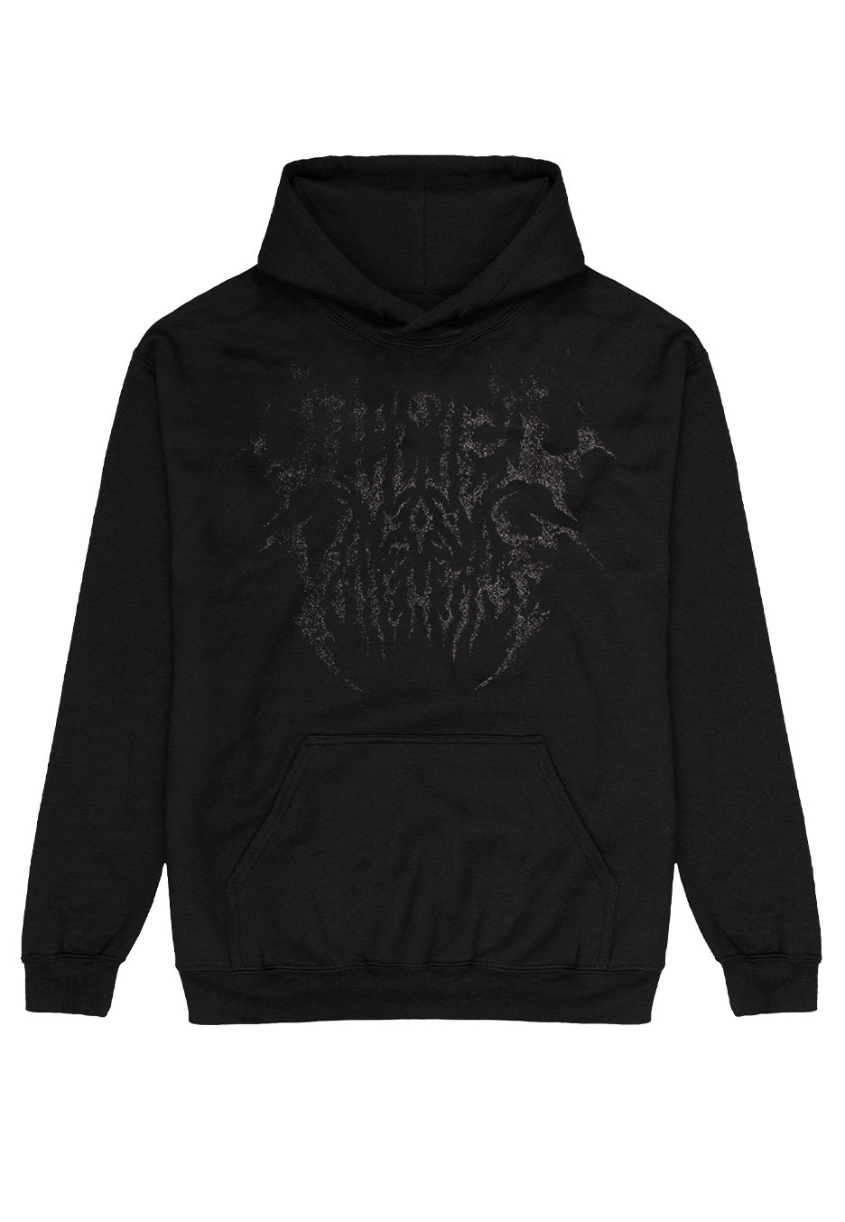 Bullet For My Valentine - Black Metal Logo Limited Black On Black - Hoodie | Neutral-Image