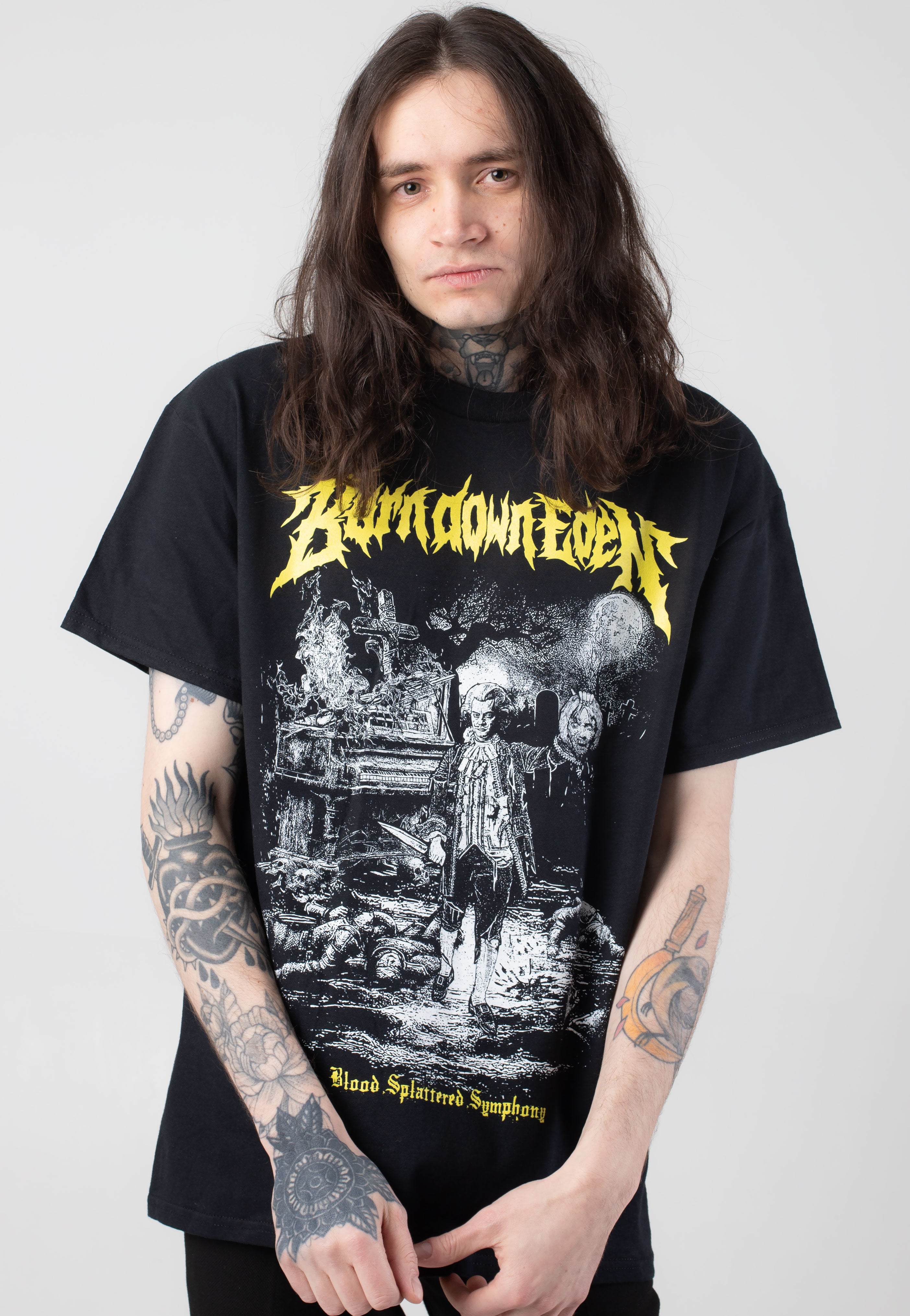 Burn Down Eden - Blood Splattered Symphony - T-Shirt | Men-Image
