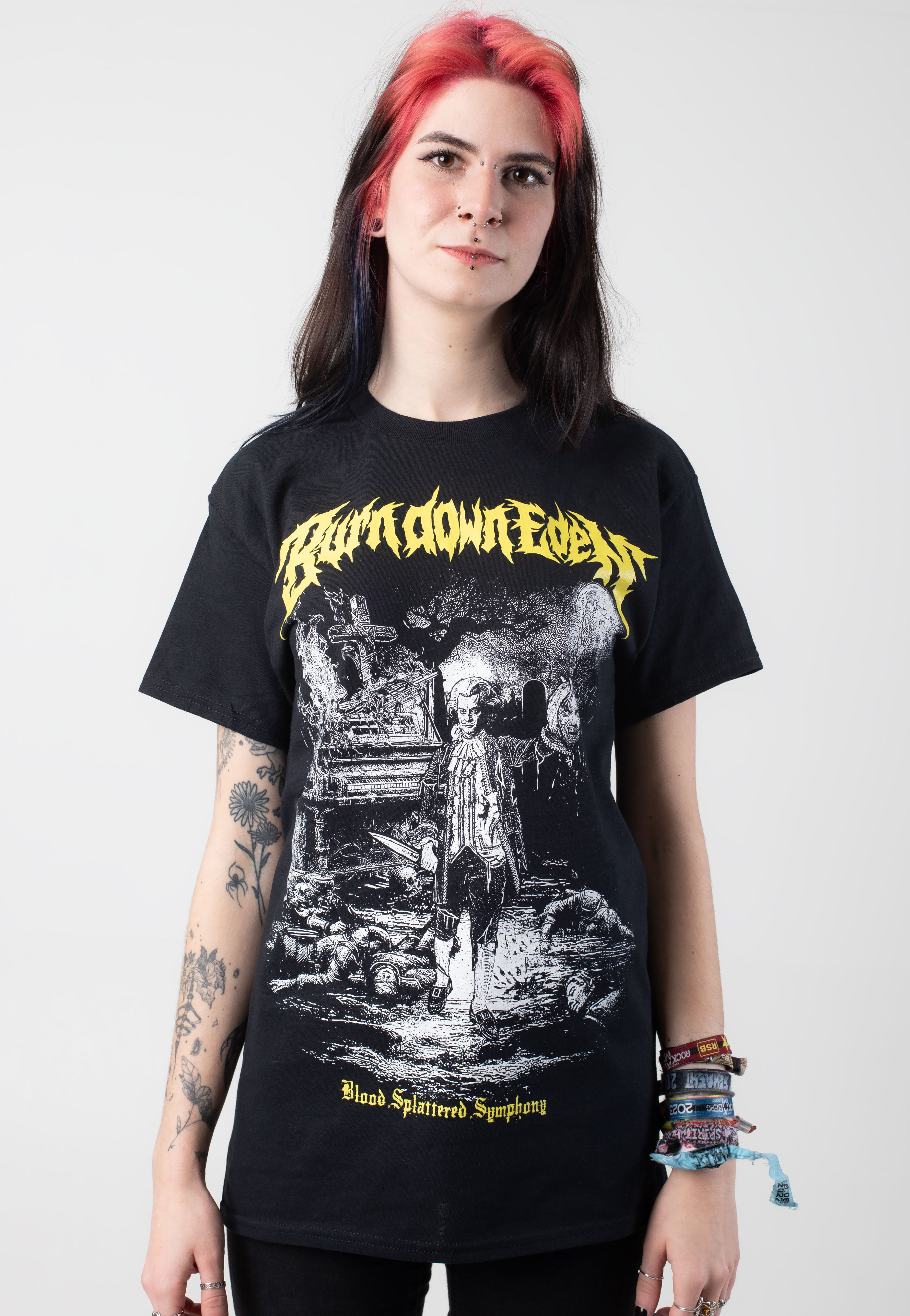 Burn Down Eden - Blood Splattered Symphony - T-Shirt | Women-Image