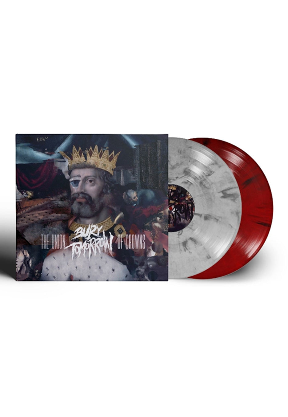 Bury Tomorrow - The Union Of Crowns Ltd. Grey/Black & Red/Black - Marbled 2 Vinyl | Neutral-Image