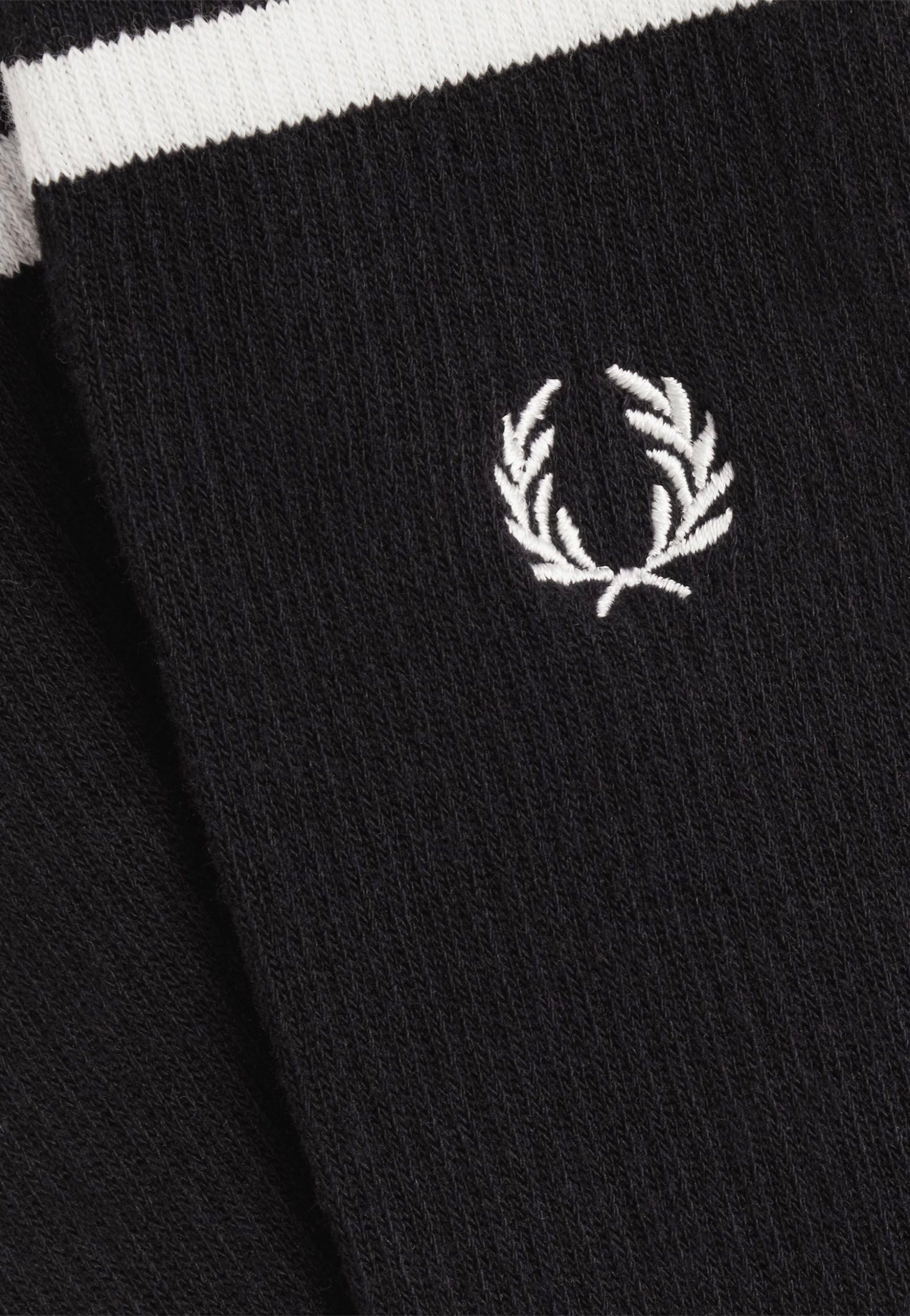 Fred Perry - Tipped Sports Black/Snow White - Socks | Neutral-Image