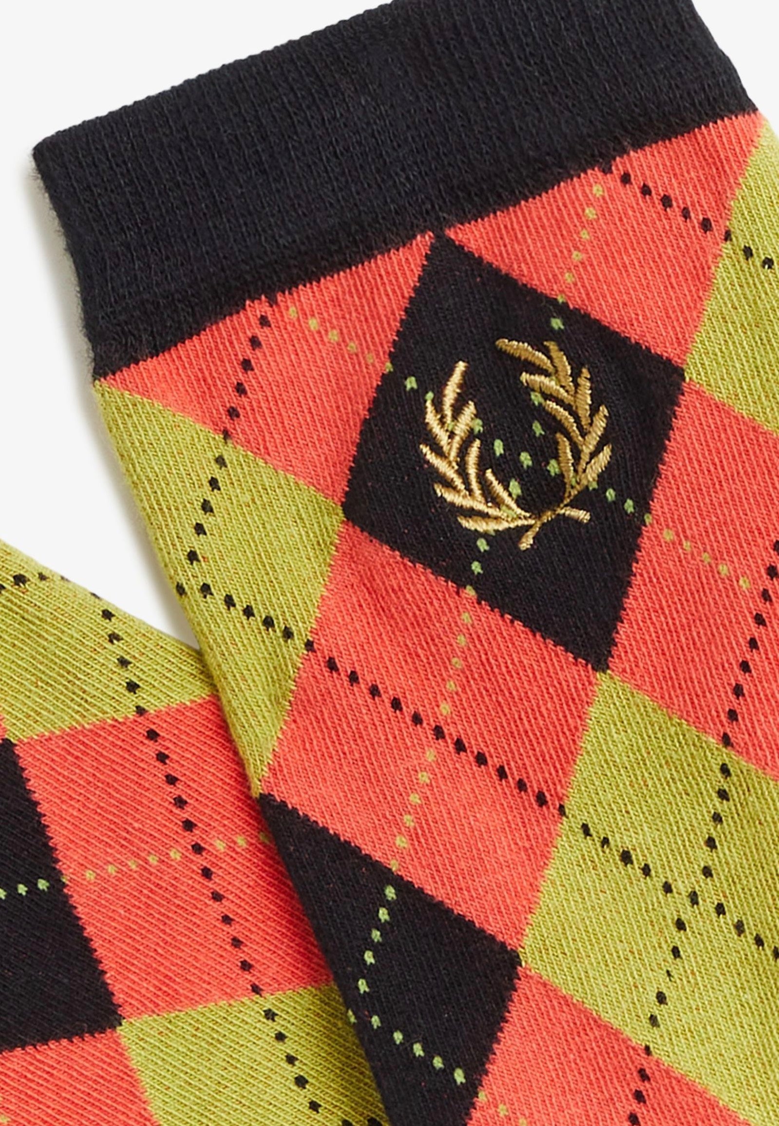 Fred Perry x Amy Winehouse - Amy Argyle Flamingo Tan - Socks | Neutral-Image