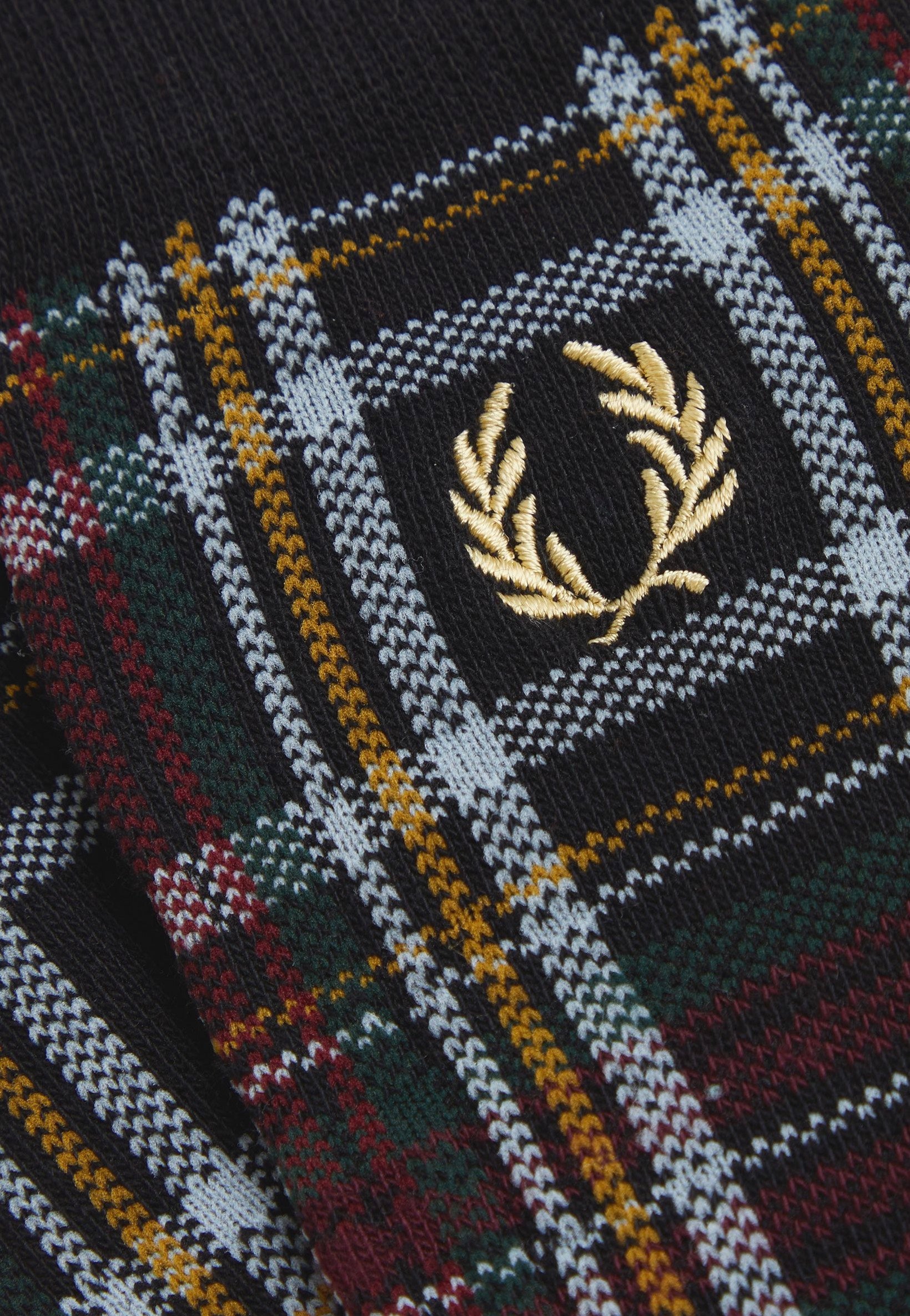 Fred Perry - Tartan Black - Socks | Neutral-Image