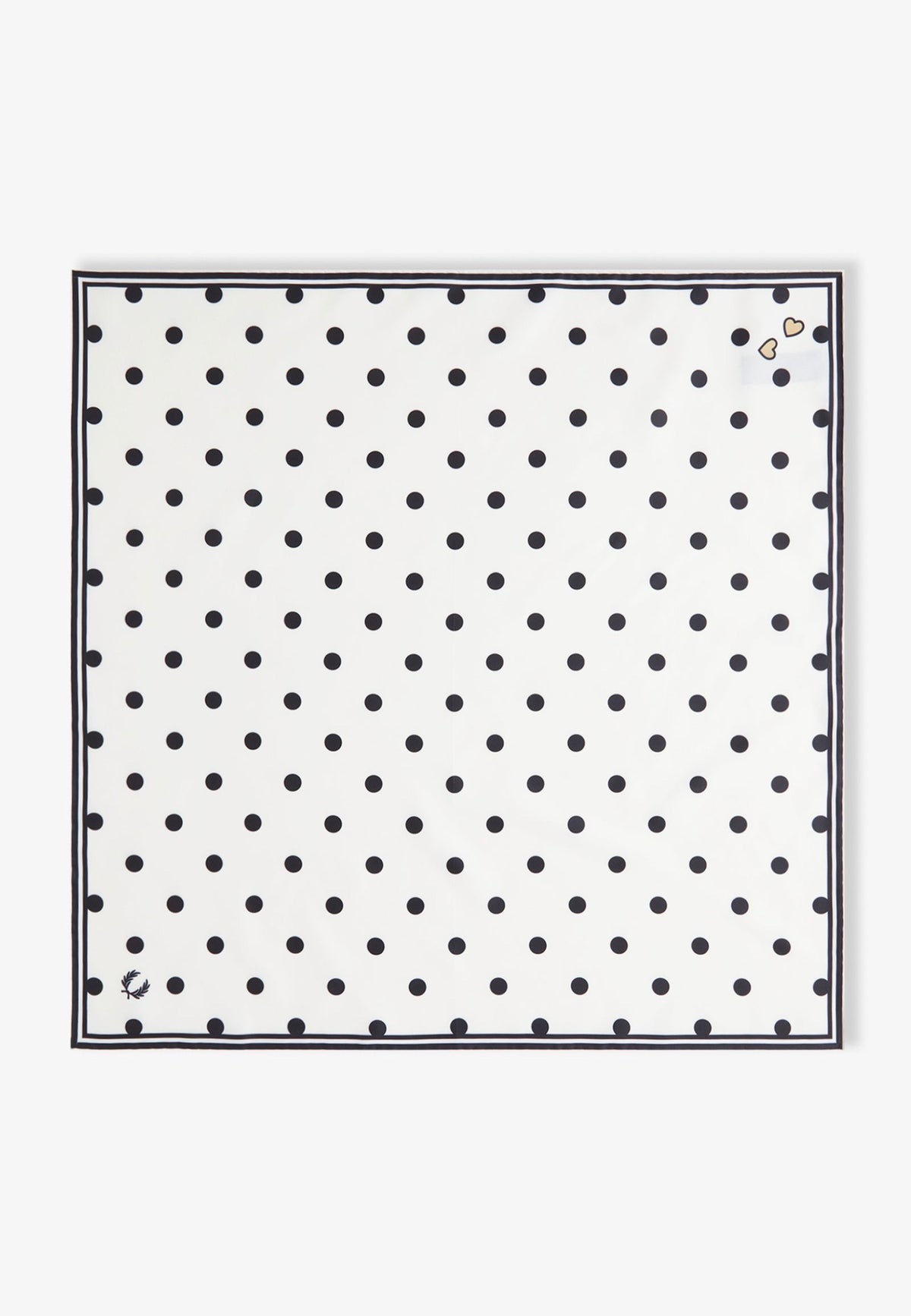 Fred Perry x Amy Winehouse Amy Polka Dot Snow White Huivi | Women-Image