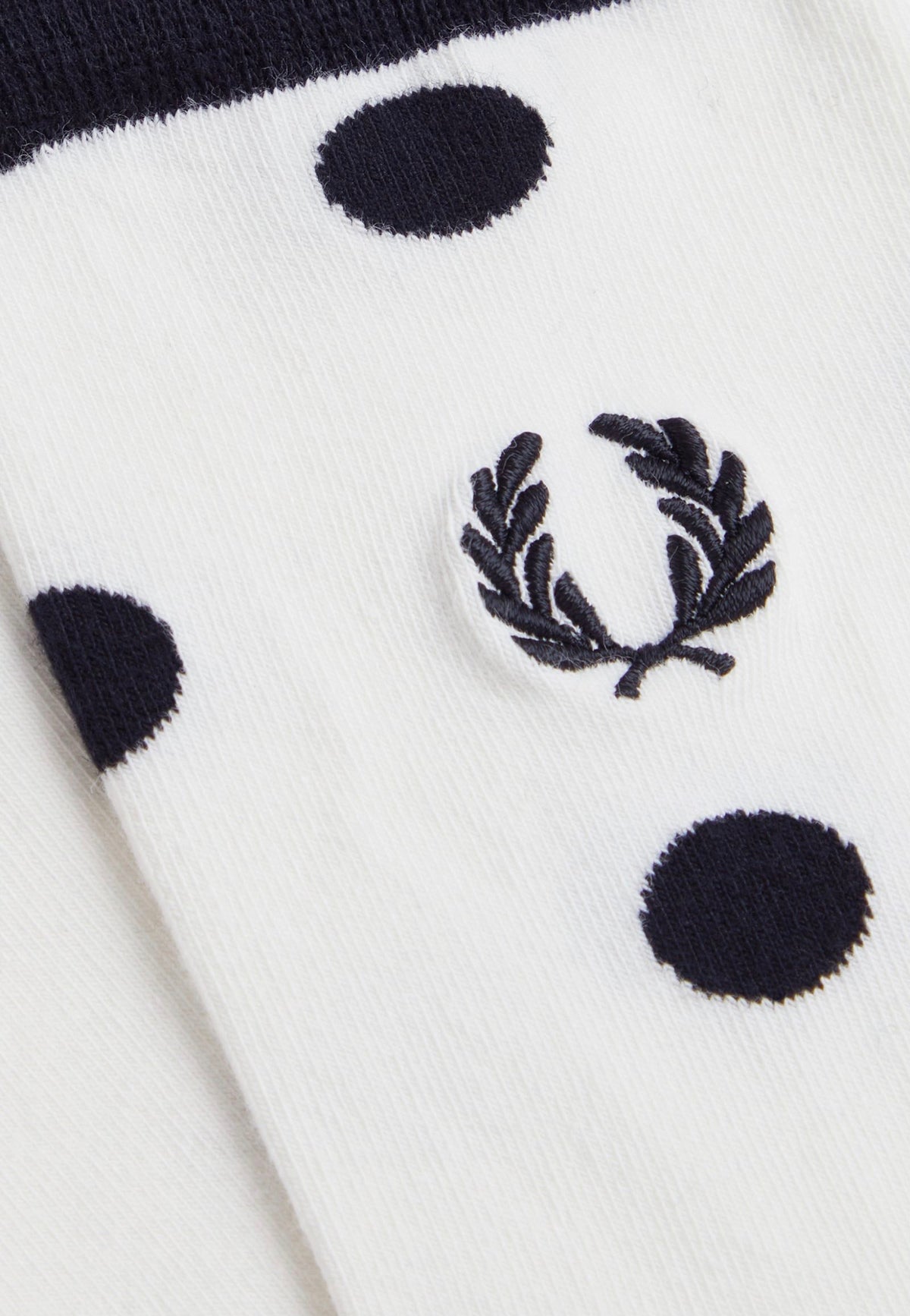 Fred Perry x Amy Winehouse Amy Polka Dot Snow White Socks | Women-Image