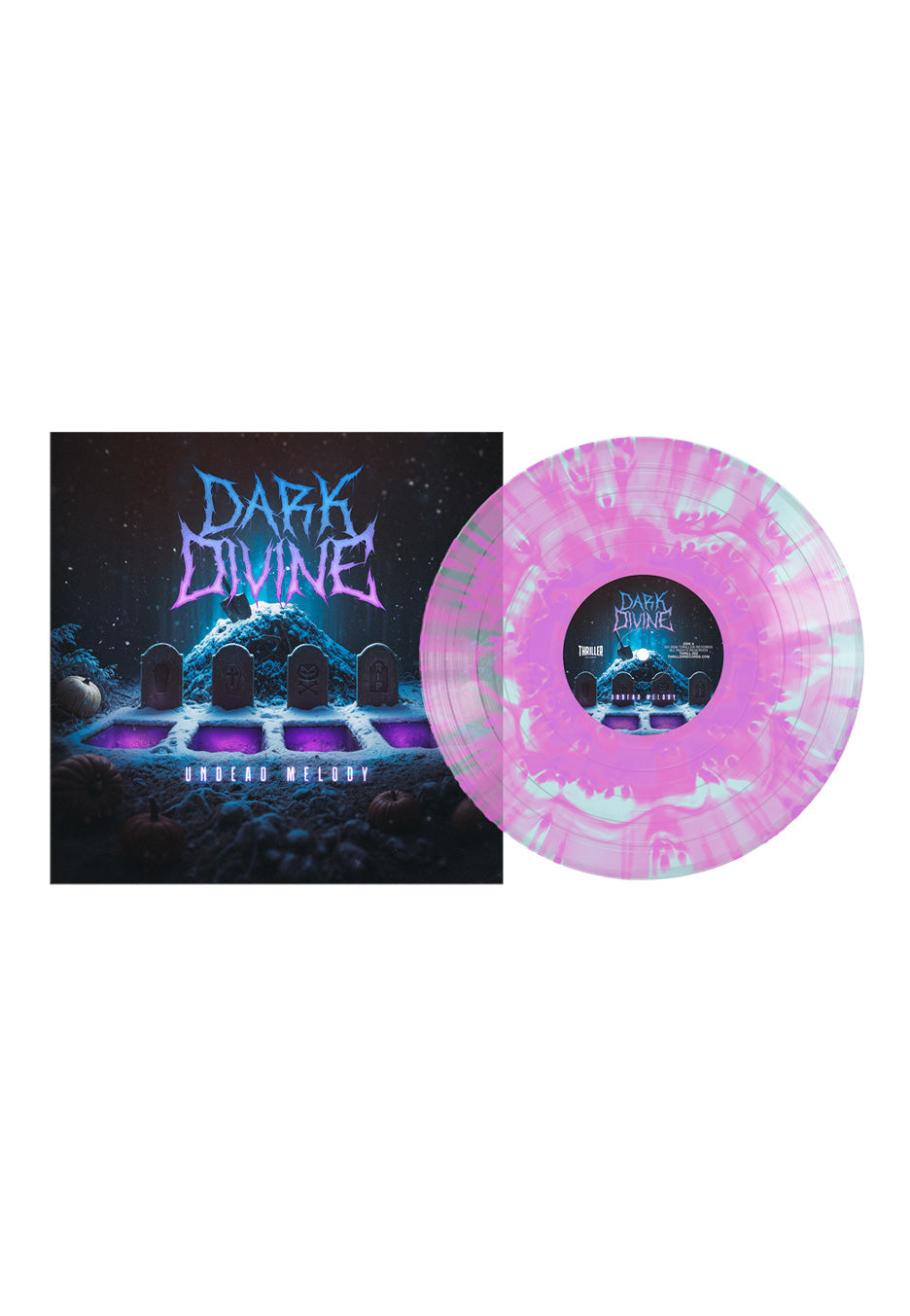 Dark Divine - Undead Melody Electric Blue & Violet Cloudy - Colored Vinyl | Neutral-Image