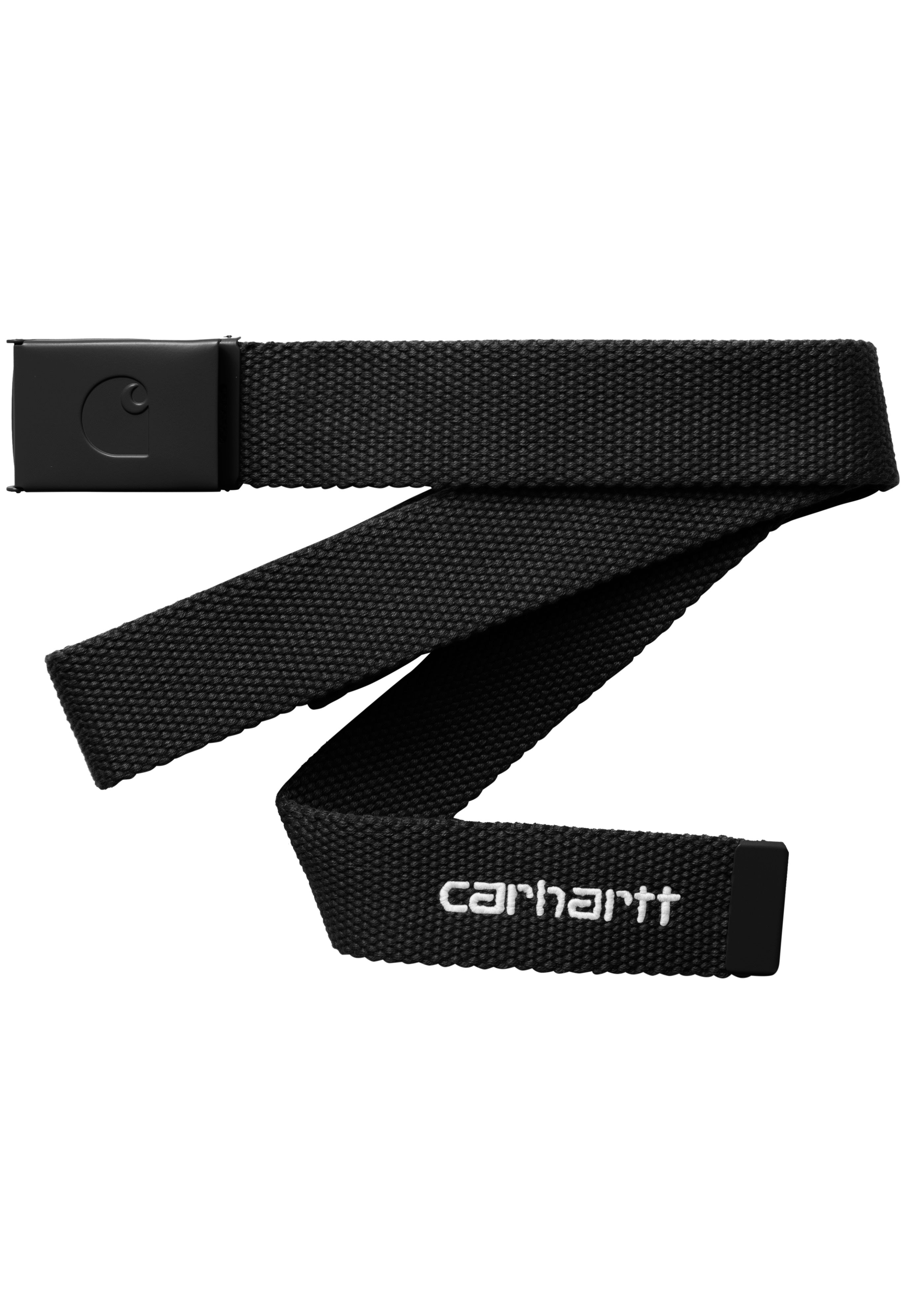 Carhartt WIP - C-Logo Tonal Black/White - Belt | Neutral-Image