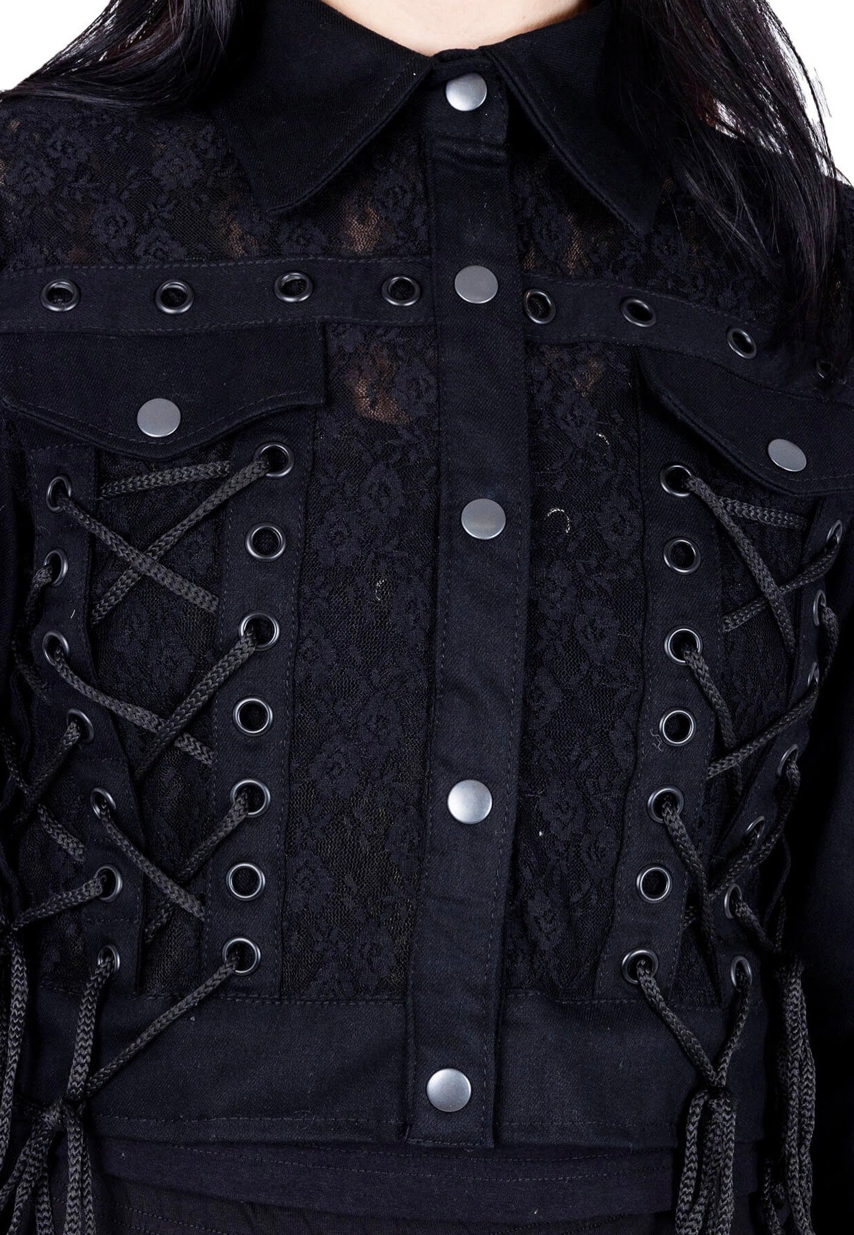 Vixxsin - Calandra Black - Jeans Jacket | Women-Image