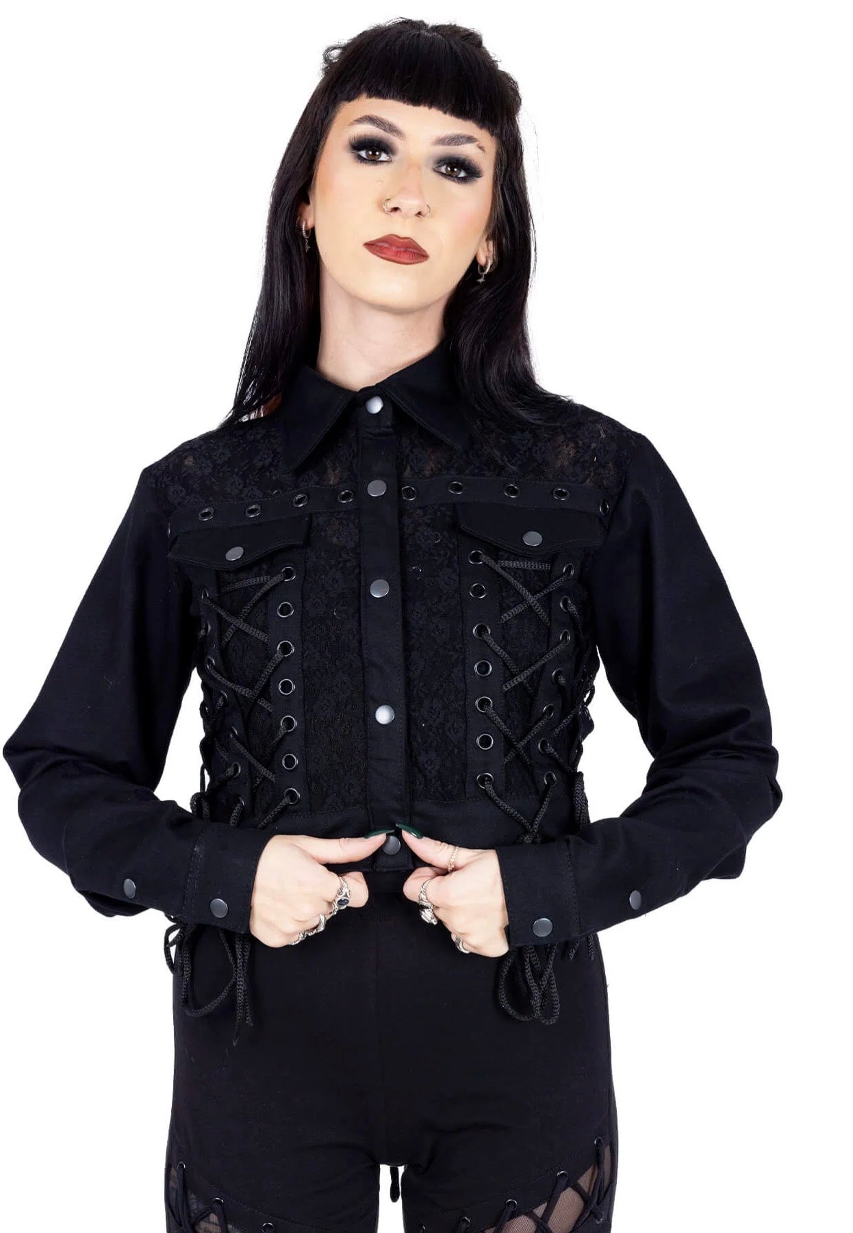 Vixxsin - Calandra Black - Jeans Jacket | Women-Image