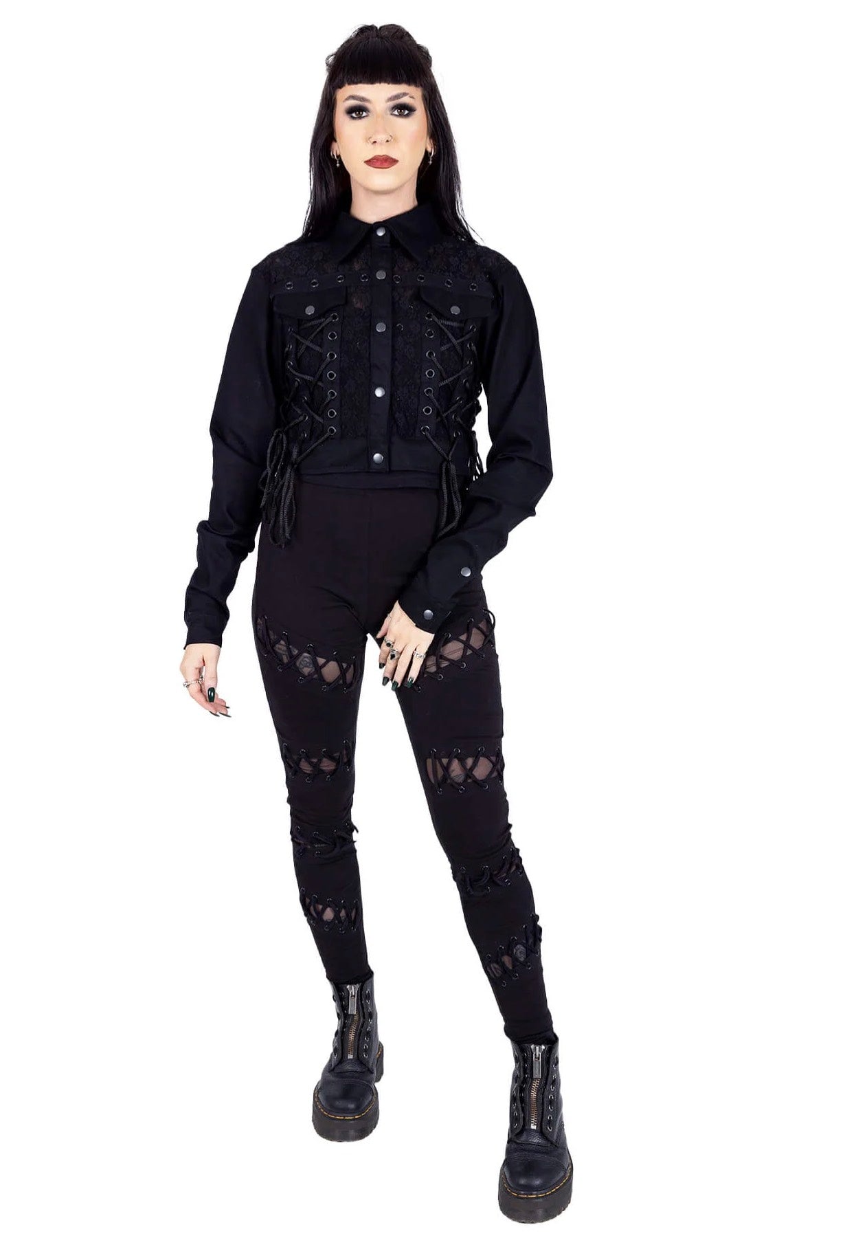 Vixxsin - Calandra Black - Jeans Jacket | Women-Image