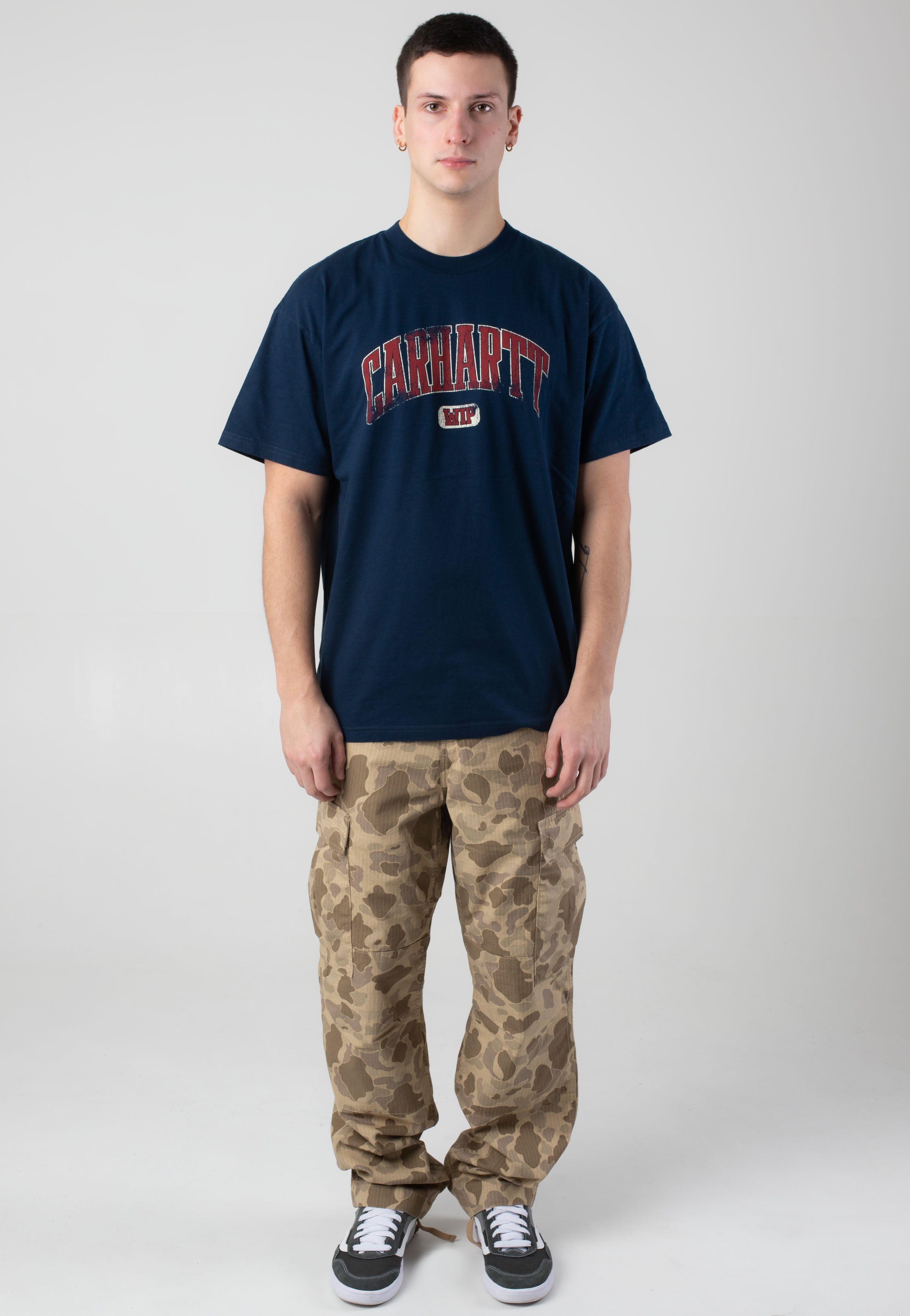 Carhartt WIP - Regular Cargo Rinsed Camo Duck/Desert - Pants | Men-Image