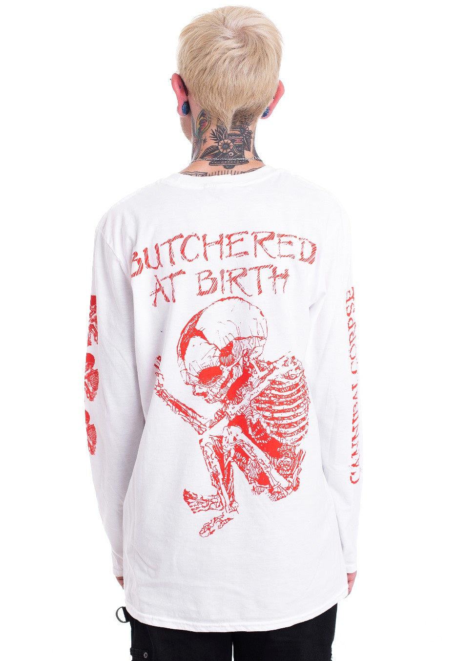 Cannibal Corpse - Butchered At Birth White - Longsleeve | Men-Image