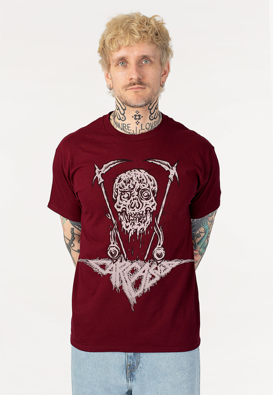 Carcass - Monster Skull Red - T-Shirt | Men-Image