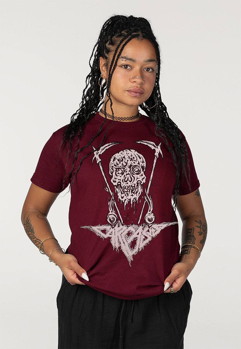 Carcass - Monster Skull Red - T-Shirt | Women-Image