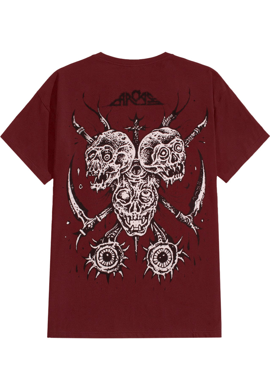 Carcass Monster Skull Red - T-Shirt | Impericon