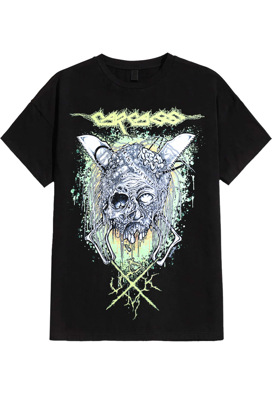 Carcass バンドT CARCASS - English Extreme Metal Band T-Shirt - SquadTee.com