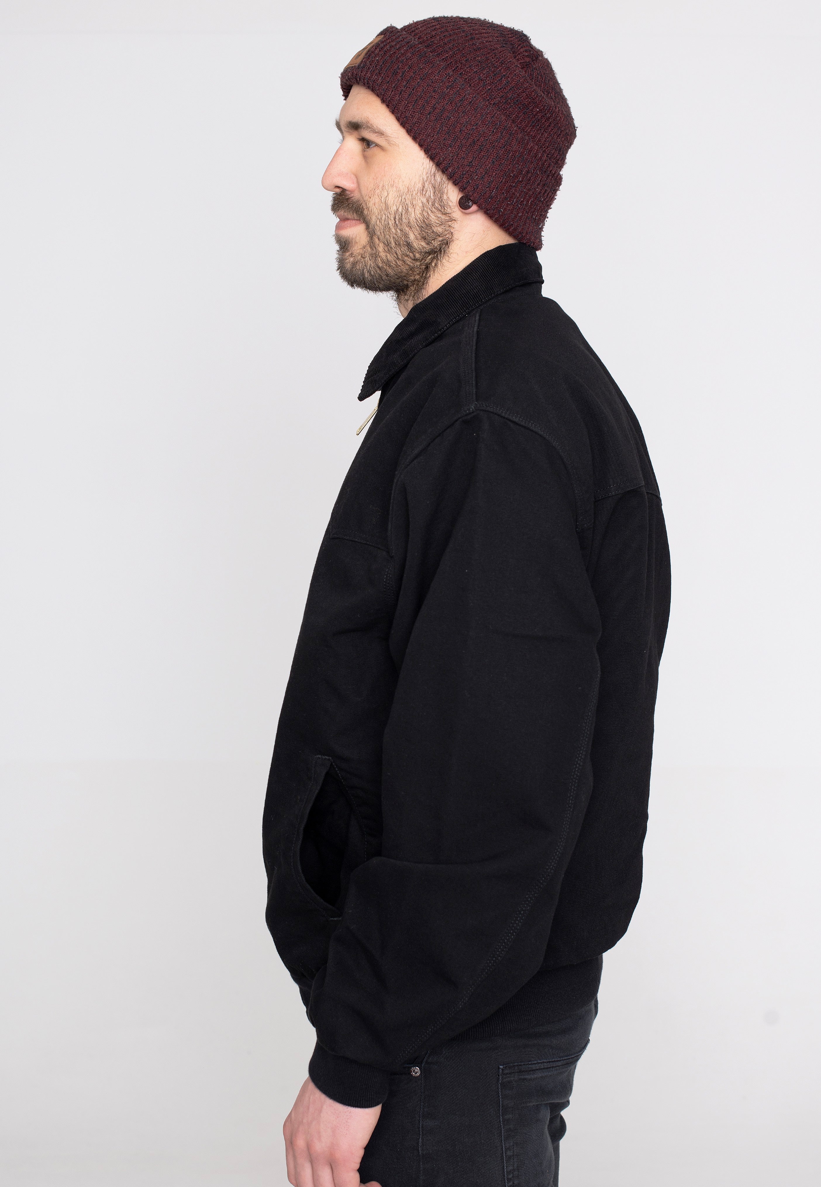 Carhartt WIP - OG Santa Fe Rinsed Black/Black - Jacket | Men-Image