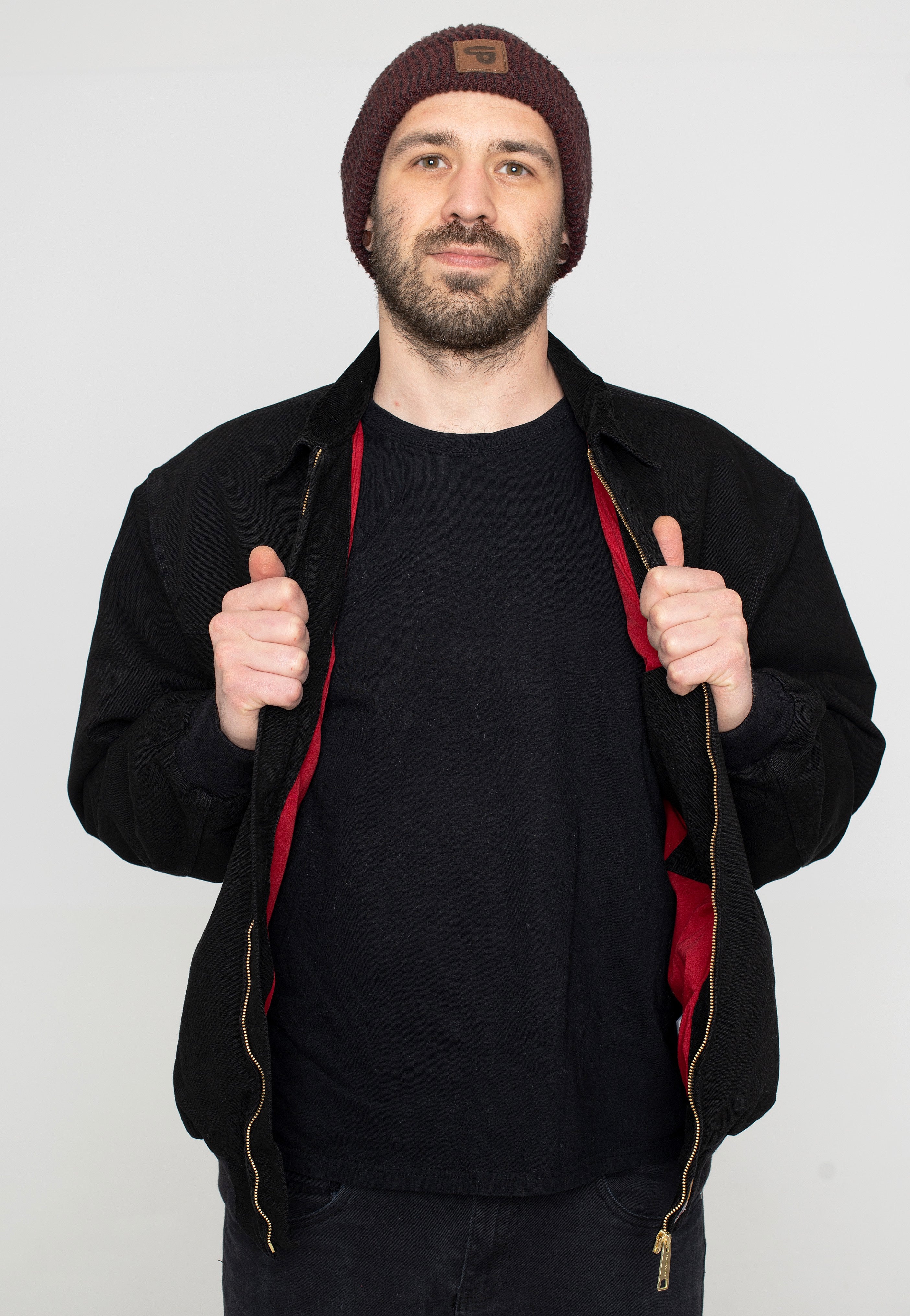Carhartt WIP - OG Santa Fe Rinsed Black/Black - Jacket | Men-Image