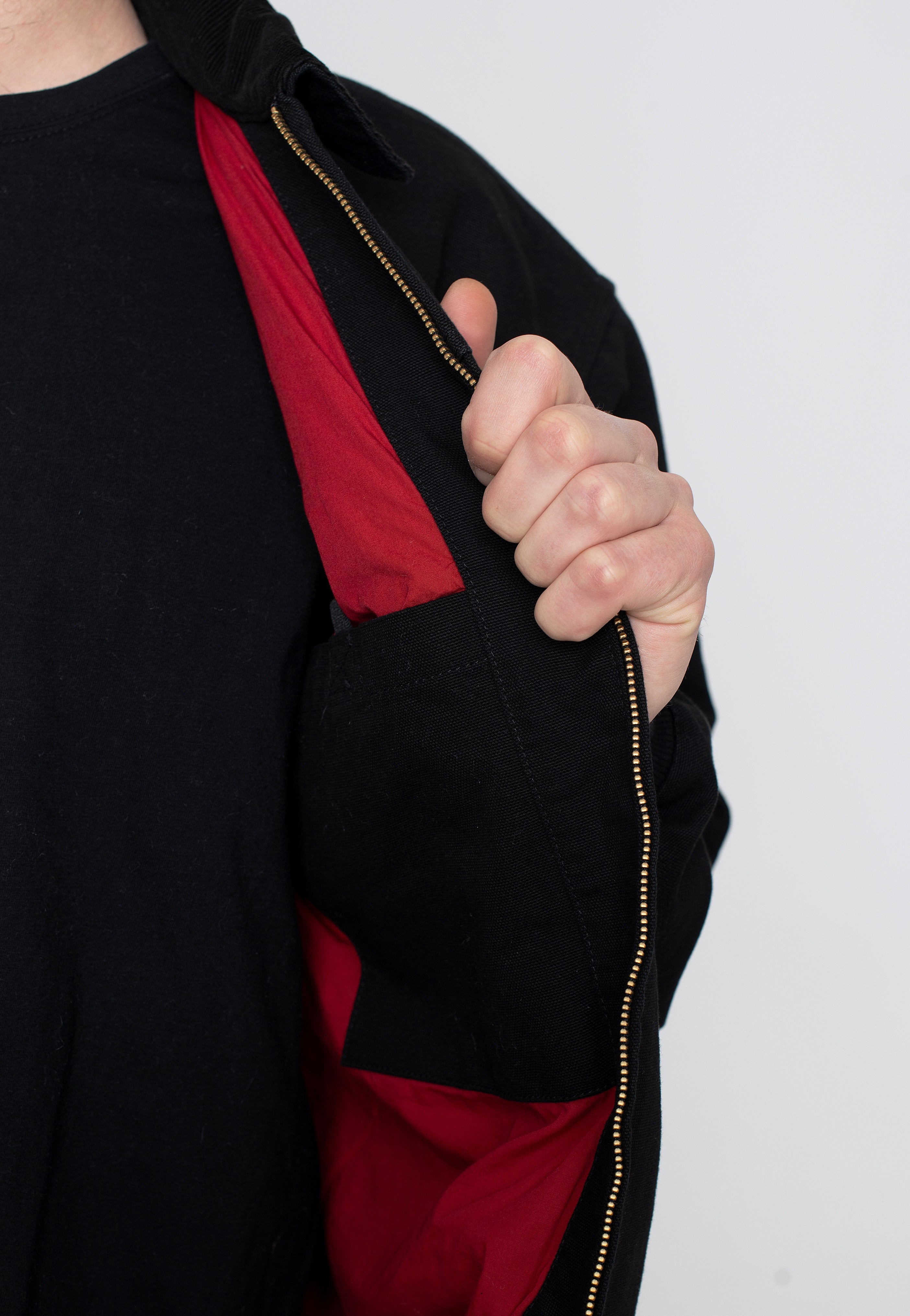 Carhartt WIP - OG Santa Fe Rinsed Black/Black - Jacket | Men-Image
