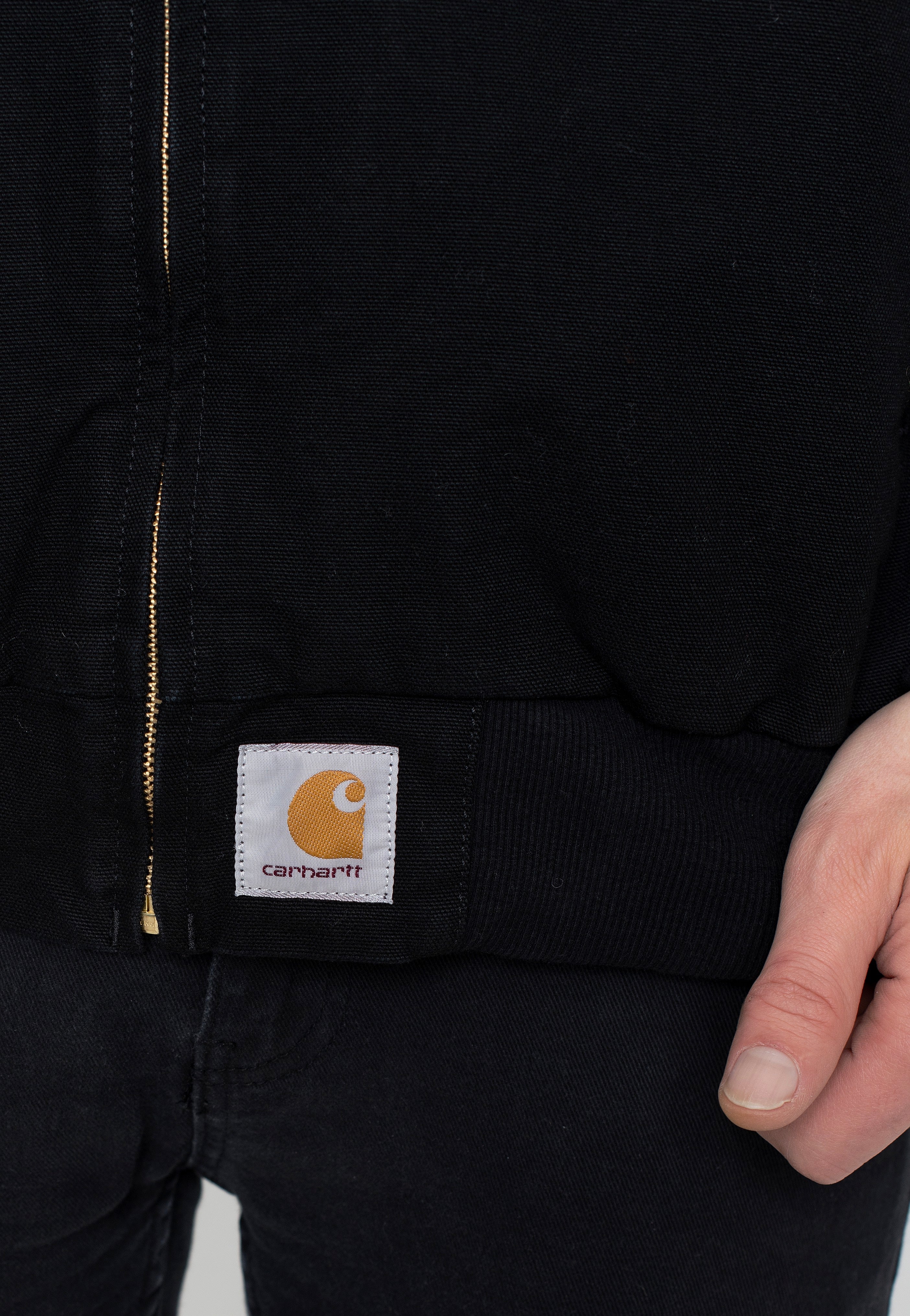 Carhartt WIP - OG Santa Fe Rinsed Black/Black - Jacket | Men-Image