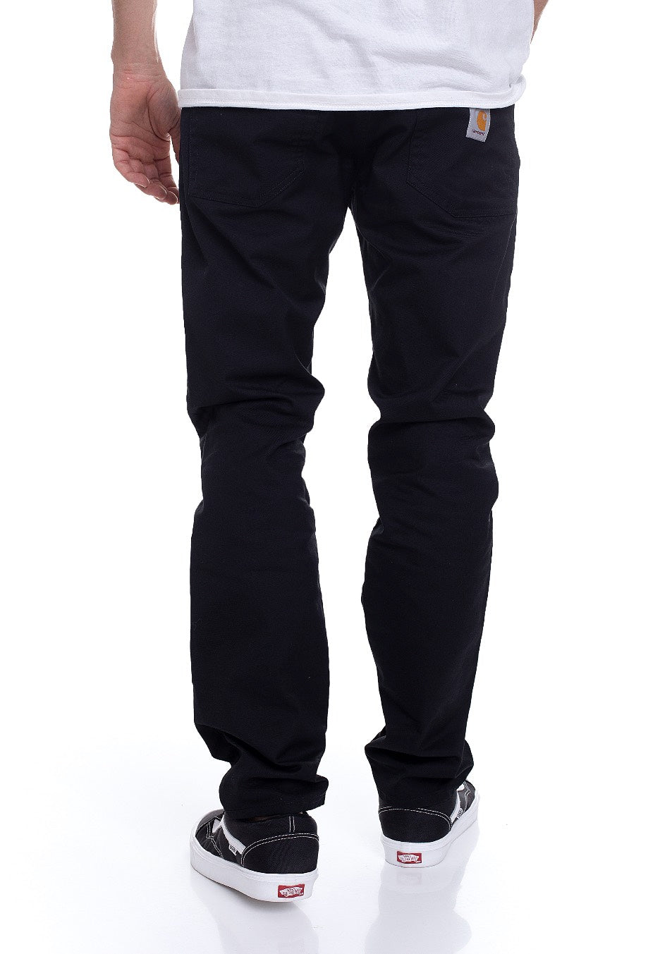 Carhartt WIP - Klondike Lamar Black Rinsed - Pants | Men-Image