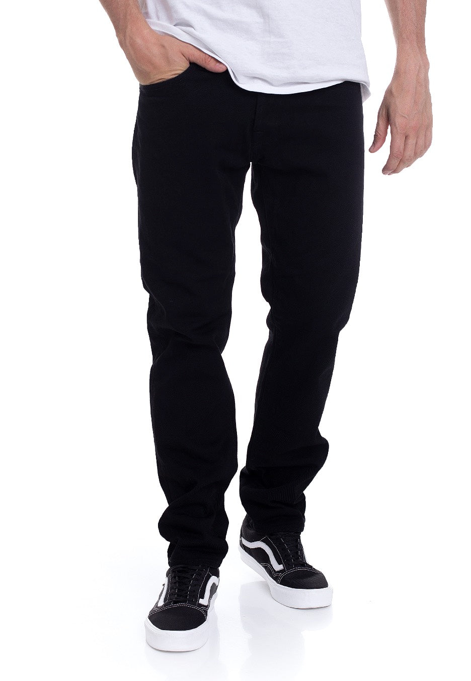 Carhartt WIP - Klondike Maitland Black Rinsed - Jeans | Men-Image