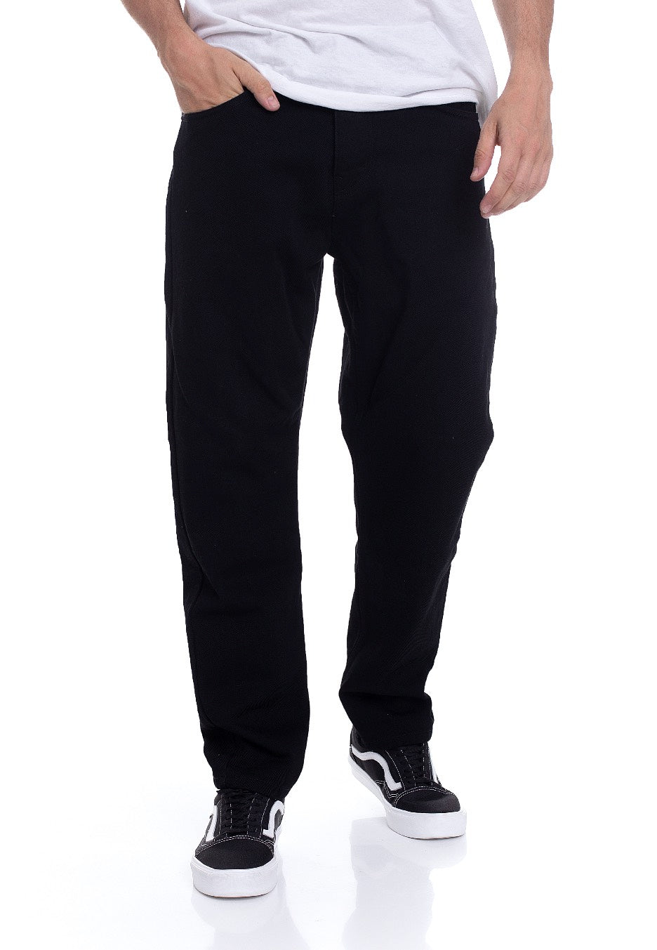 Carhartt WIP - Master Denison Black Rinsed - Pants | Men-Image