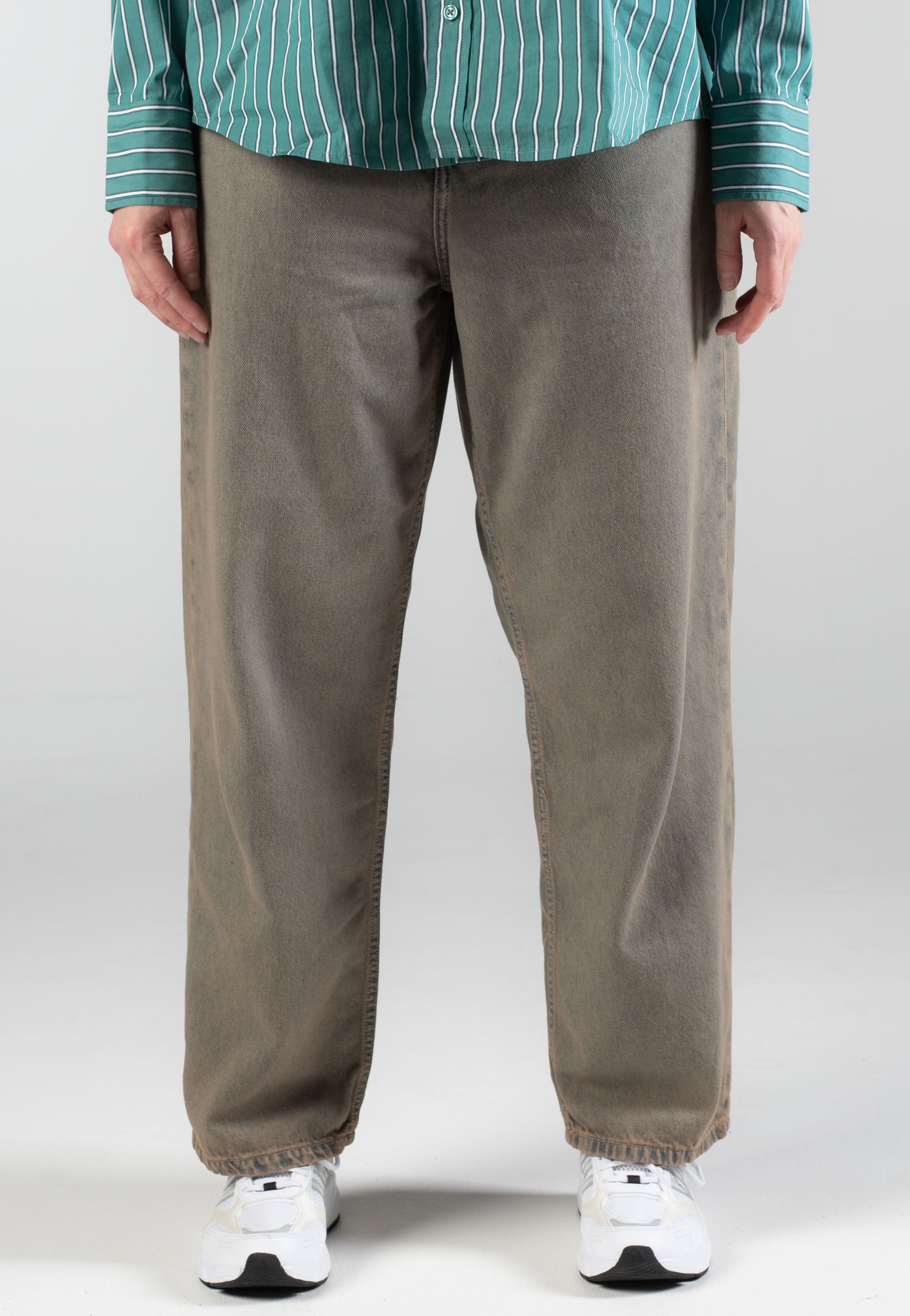 Carhartt WIP - W' Brandon Blue/Leather - Pants | Women-Image