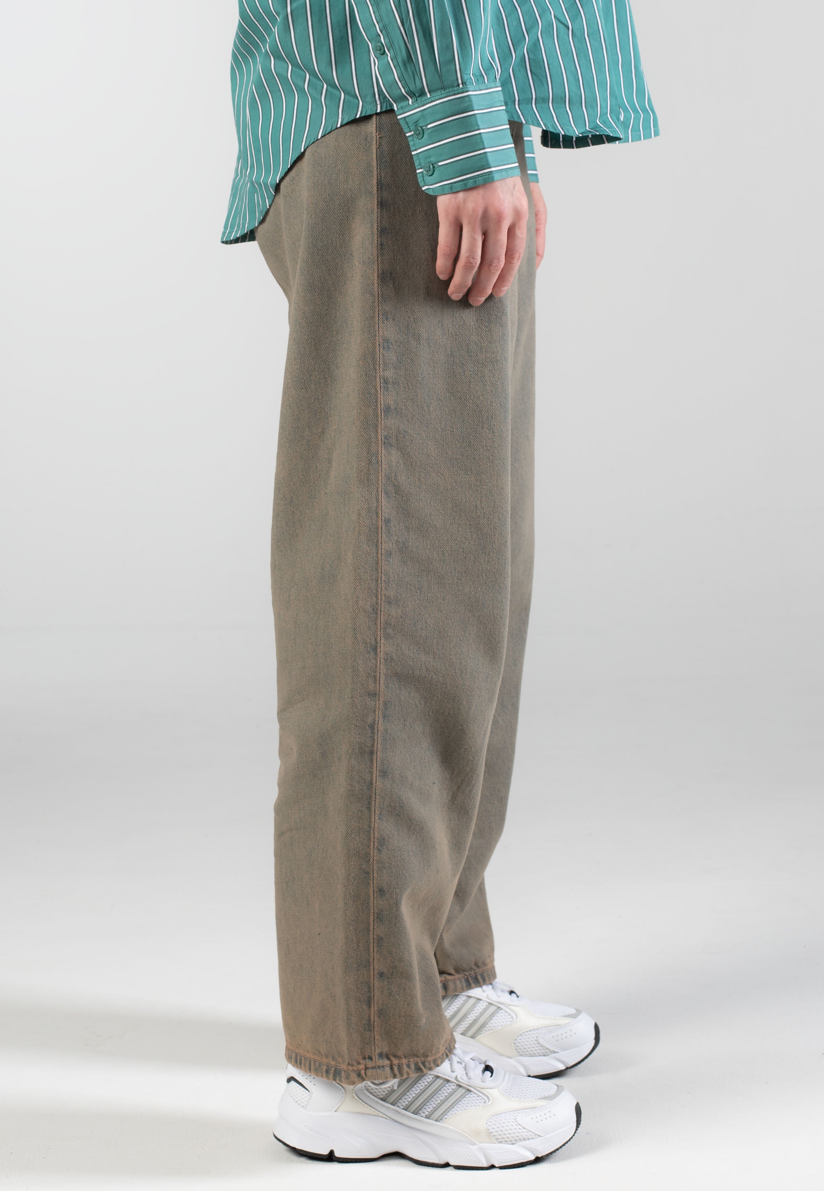 Carhartt WIP - W' Brandon Blue/Leather - Pants | Women-Image