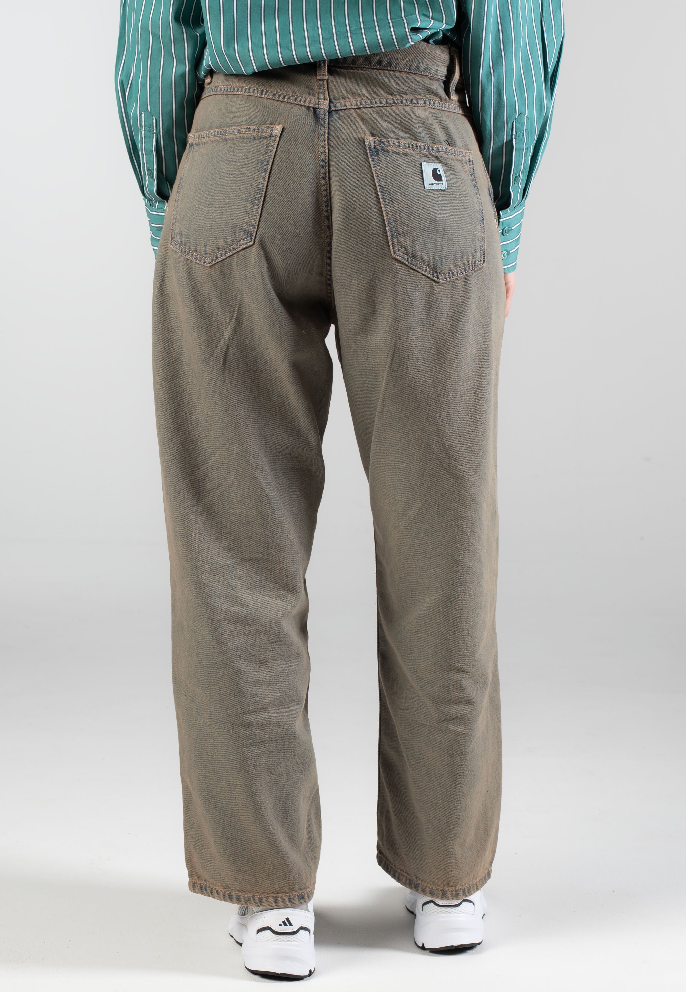 Carhartt WIP - W' Brandon Blue/Leather - Pants | Women-Image