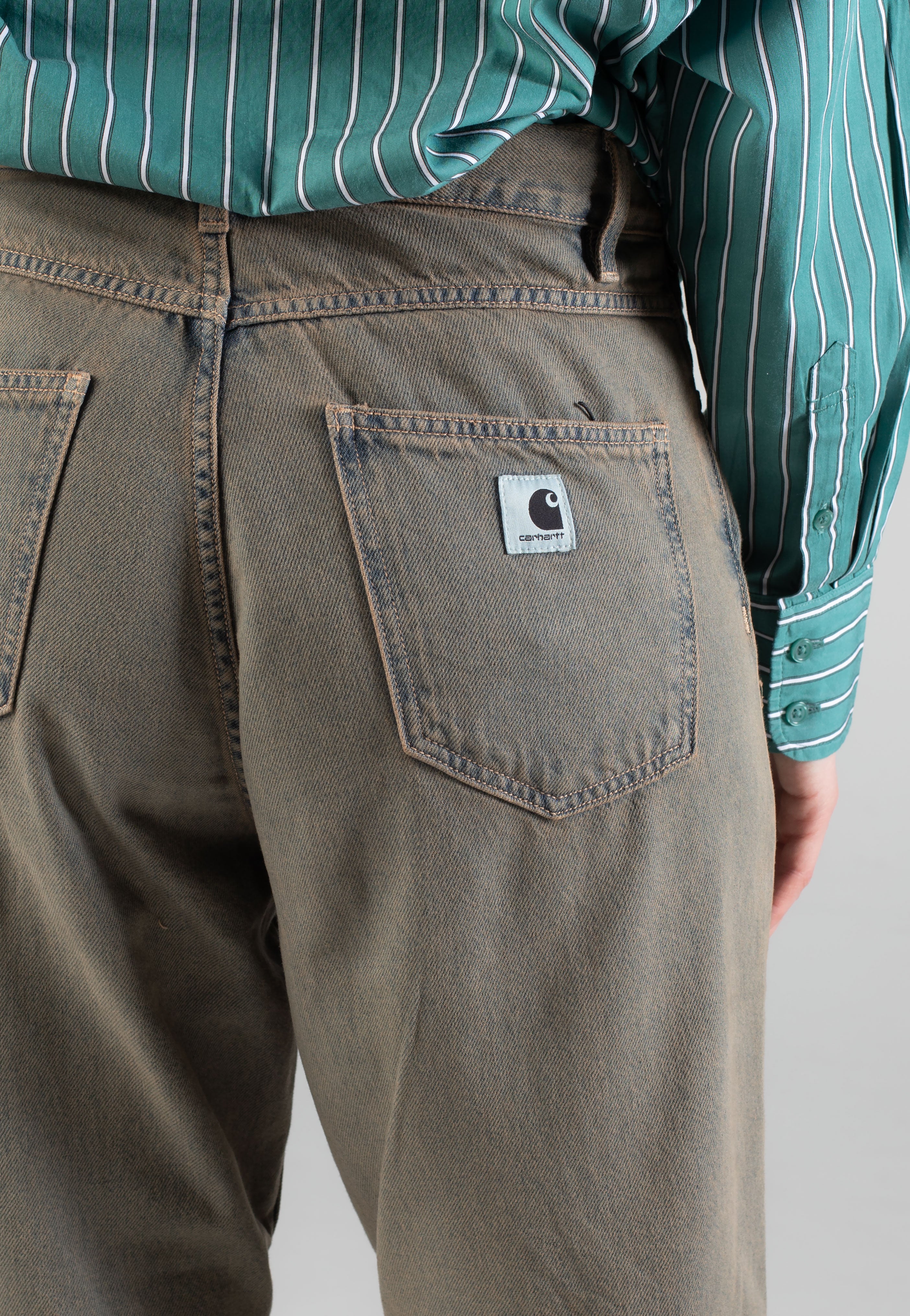 Carhartt WIP - W' Brandon Blue/Leather - Pants | Women-Image