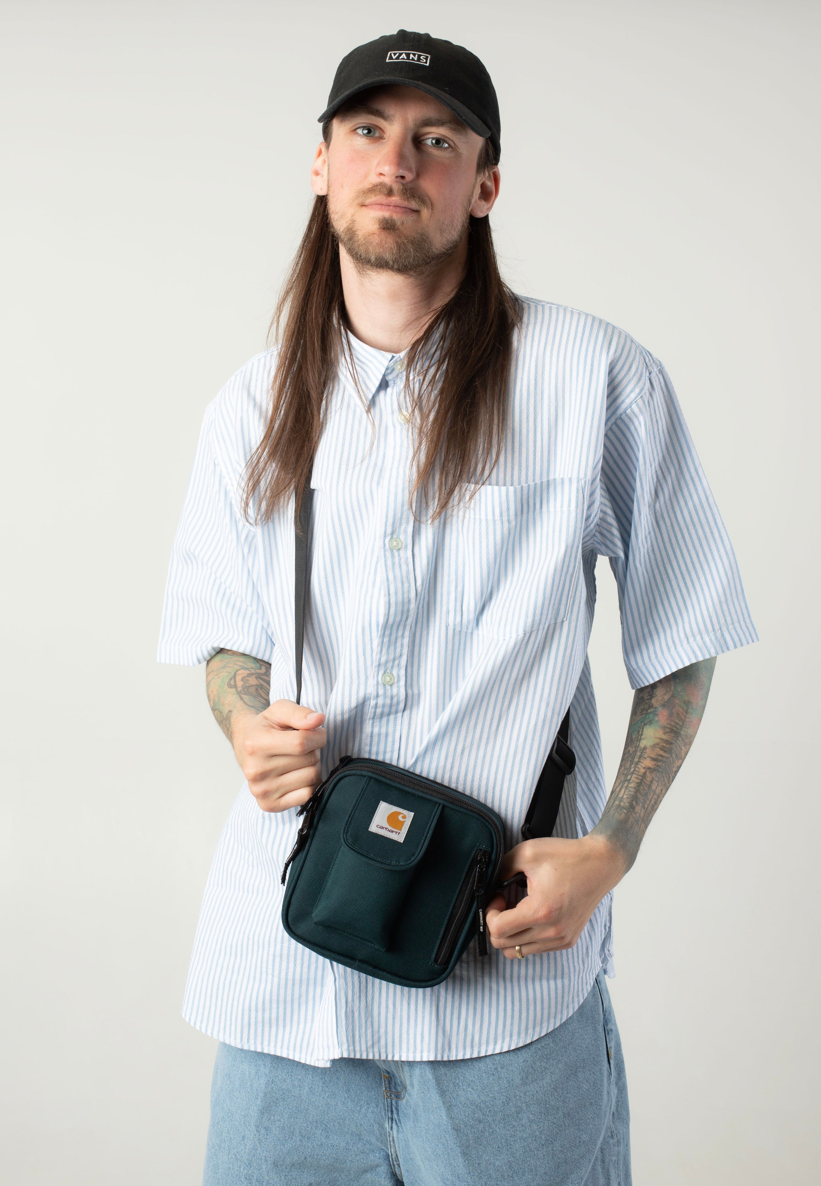 Carhartt WIP - Essentials Small Deep Lagoon - Bag | Neutral-Image
