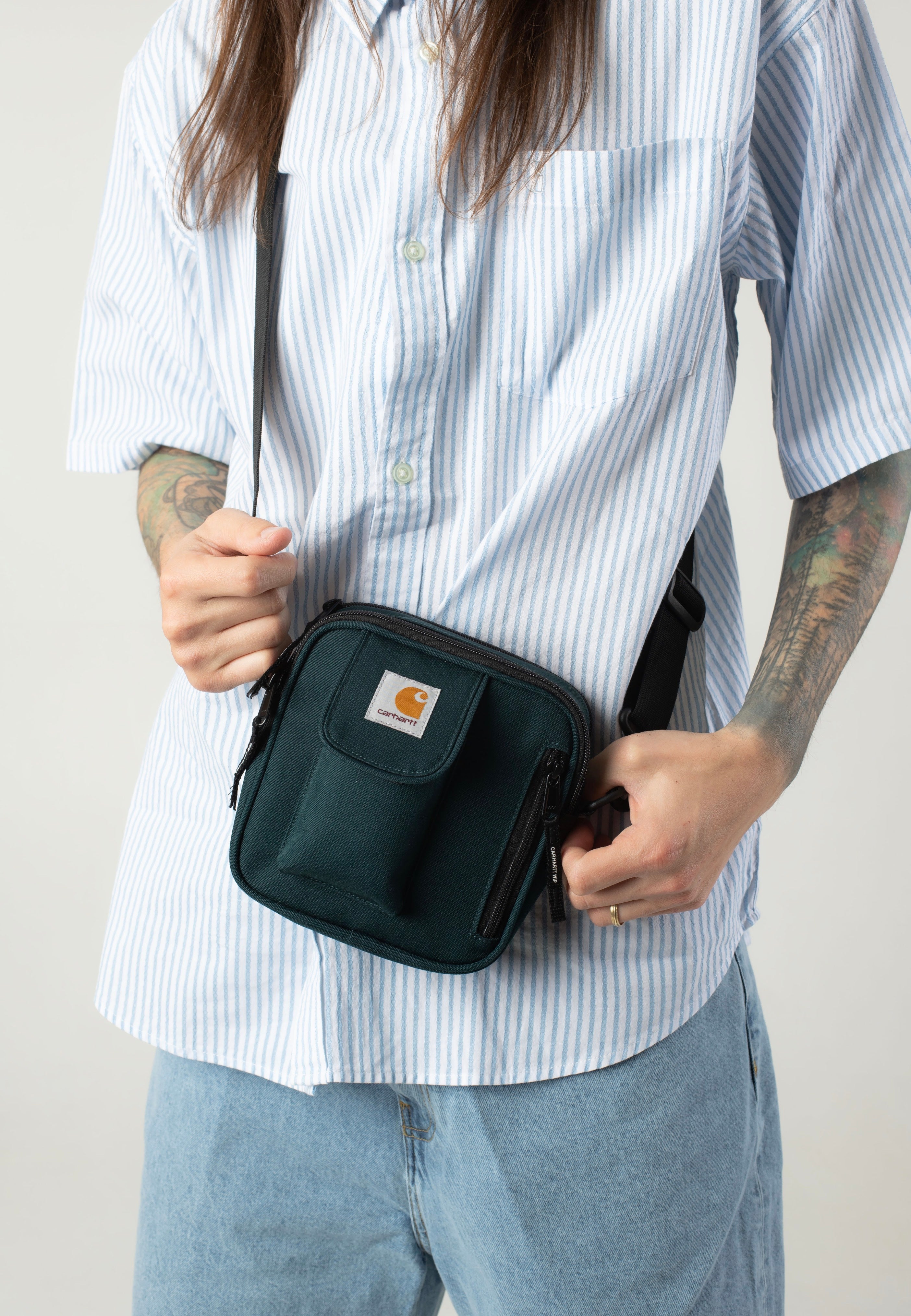Carhartt WIP - Essentials Small Deep Lagoon - Bag | Neutral-Image