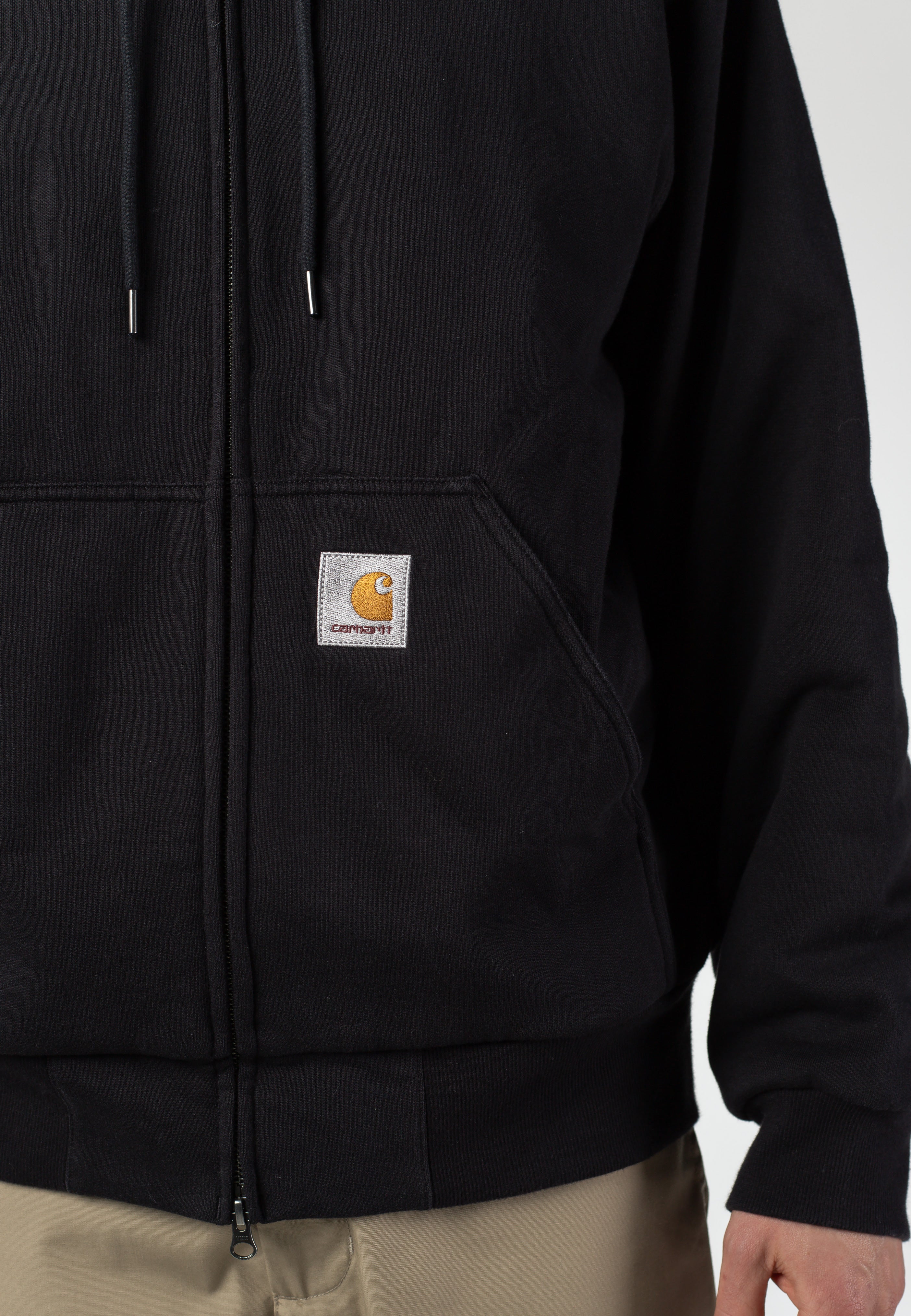 Carhartt WIP - Active Sweat Stone Washed Black - Jacket | Men-Image
