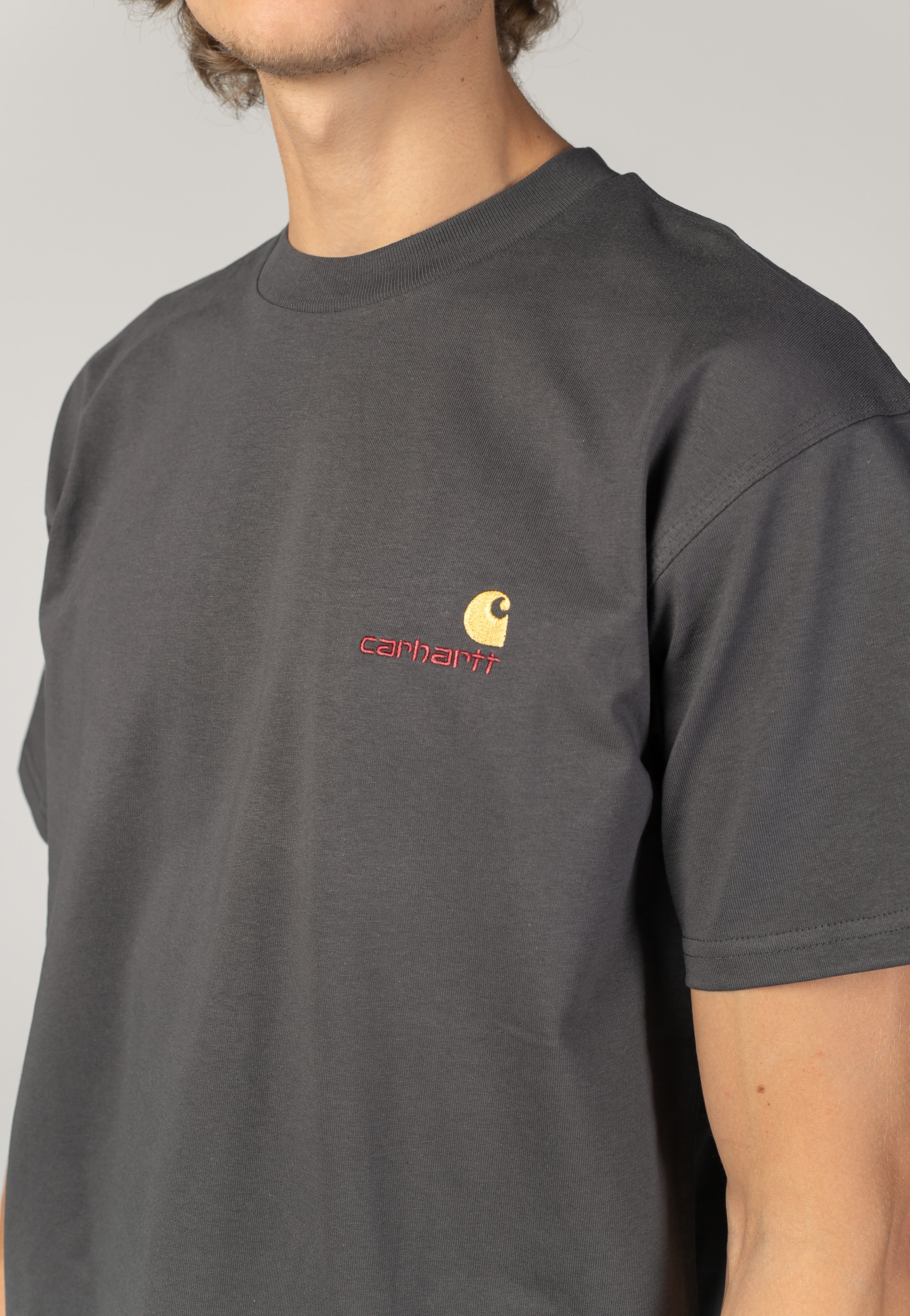 Carhartt WIP - American Script Graphite - T-Shirt | Men-Image