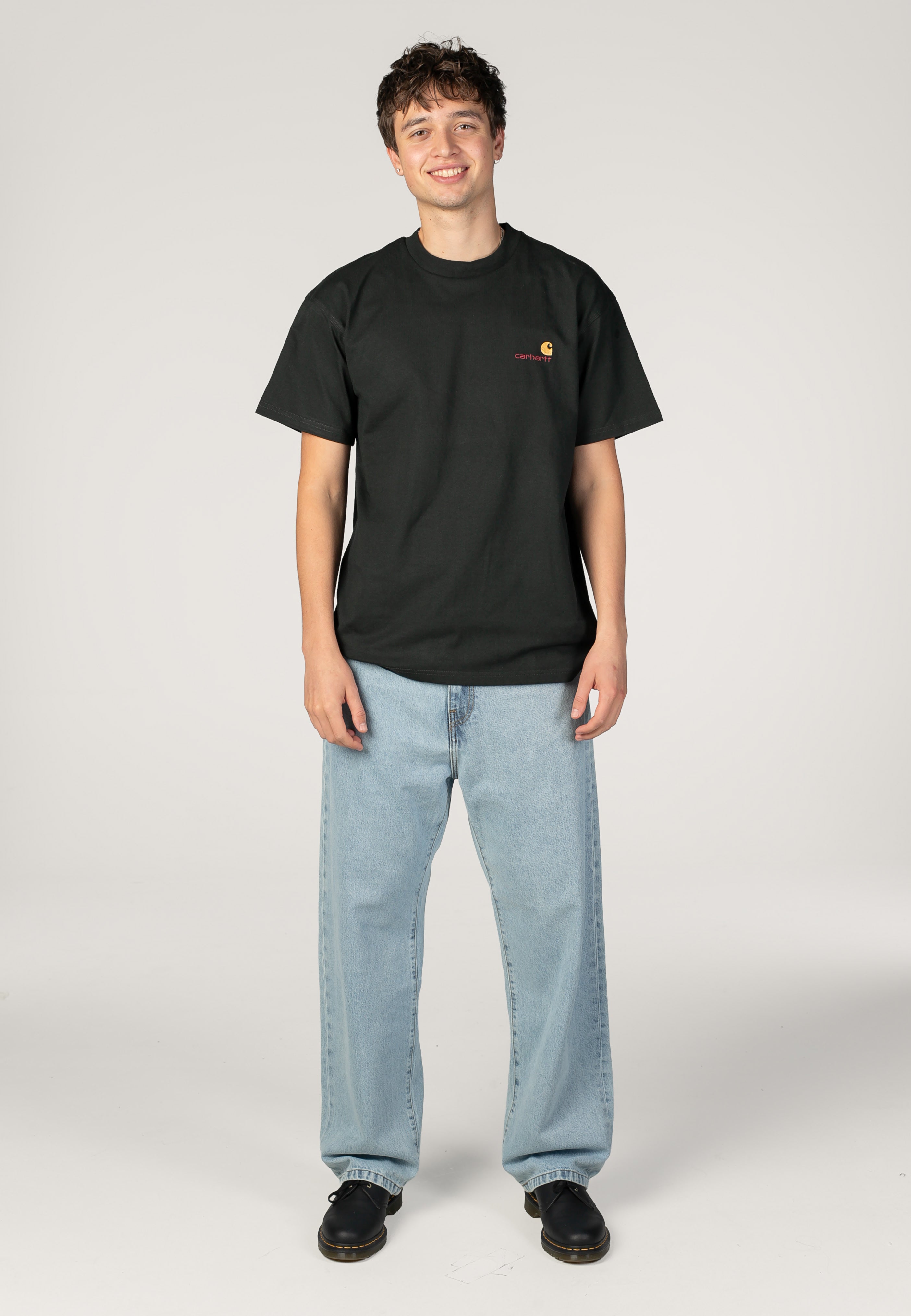 Carhartt WIP American Script Raven T-Shirt | Men-Image