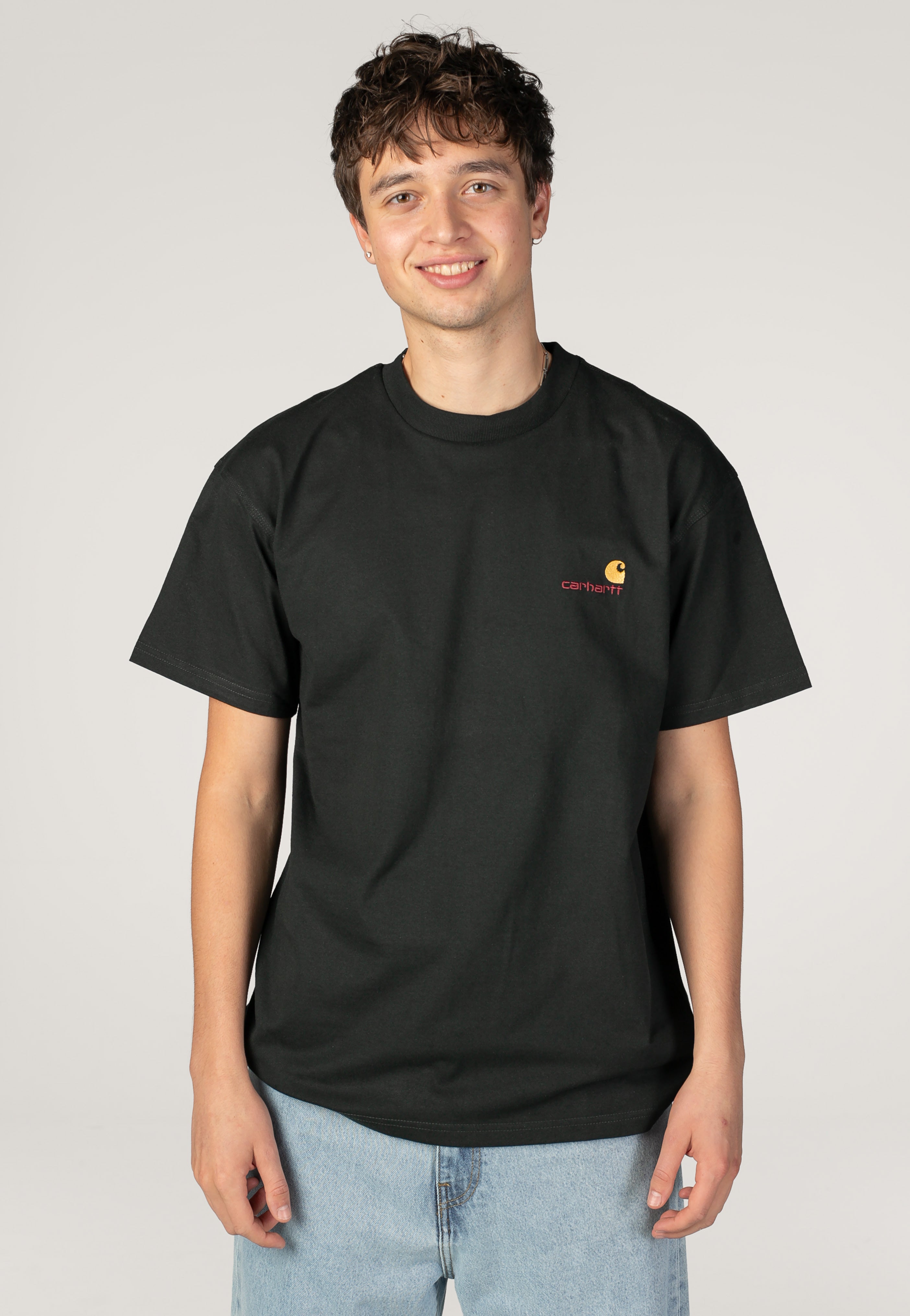 Carhartt WIP American Script Raven T-Shirt | Men-Image