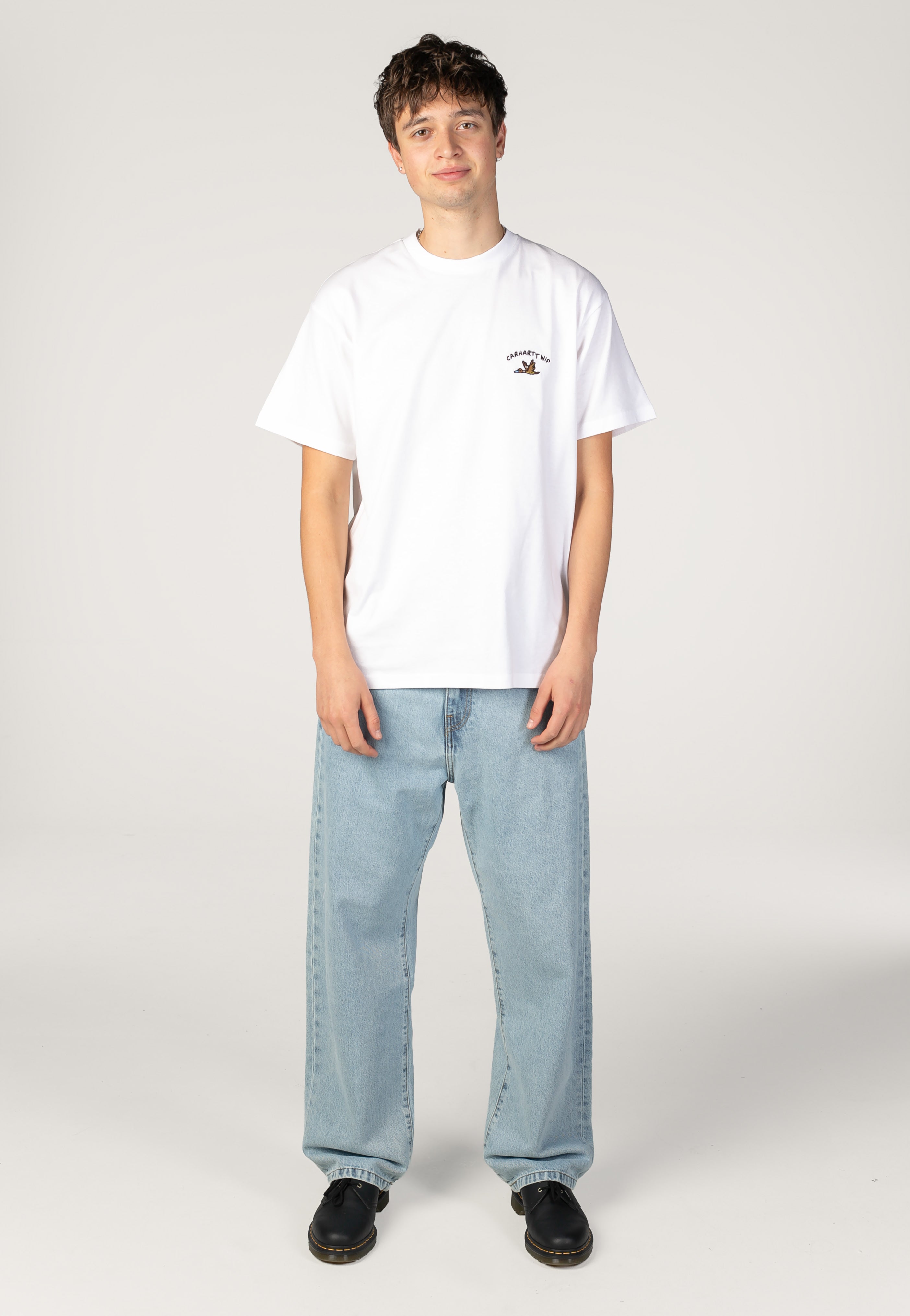 Carhartt WIP Animated Ducks White Tričko | Men-Image