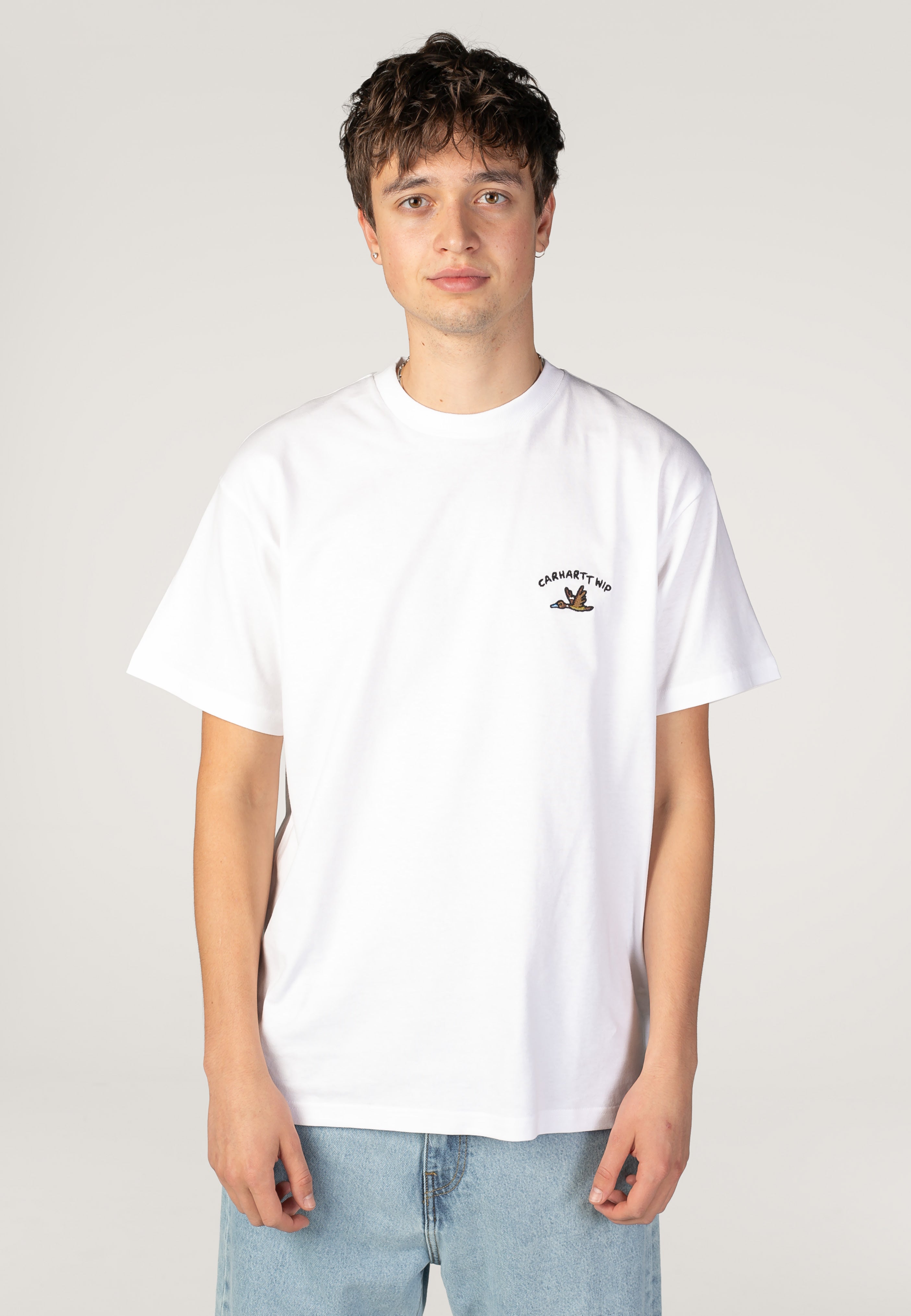 Carhartt WIP Animated Ducks White Tričko | Men-Image