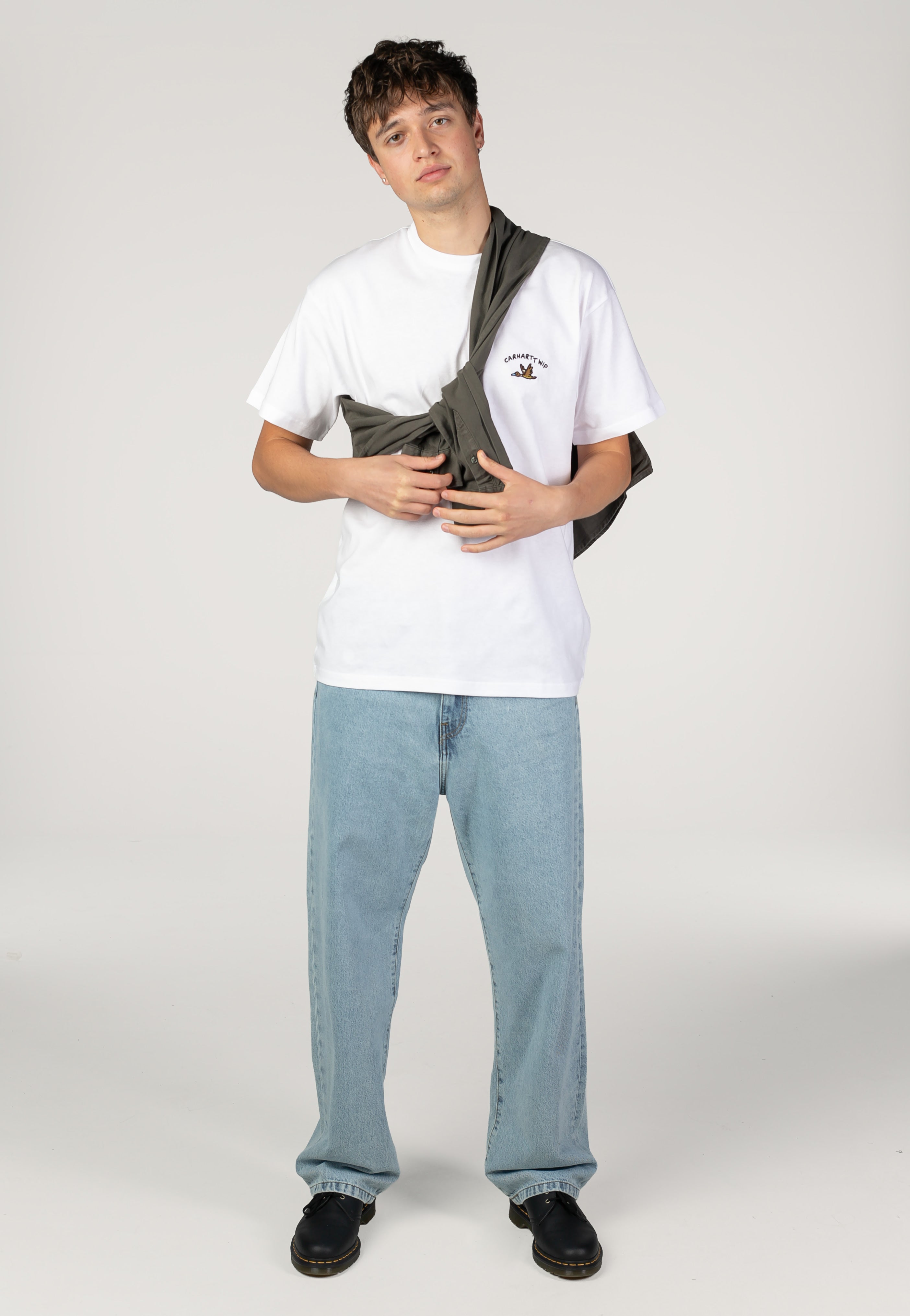 Carhartt WIP Animated Ducks White Tričko | Men-Image