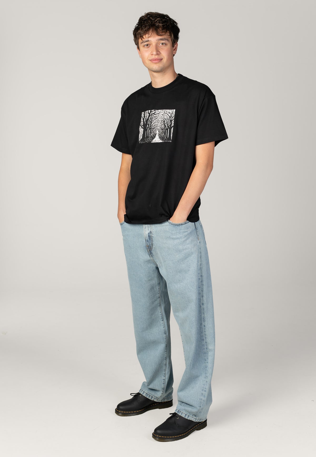 Carhartt WIP Avenue Black Tričko | Men-Image