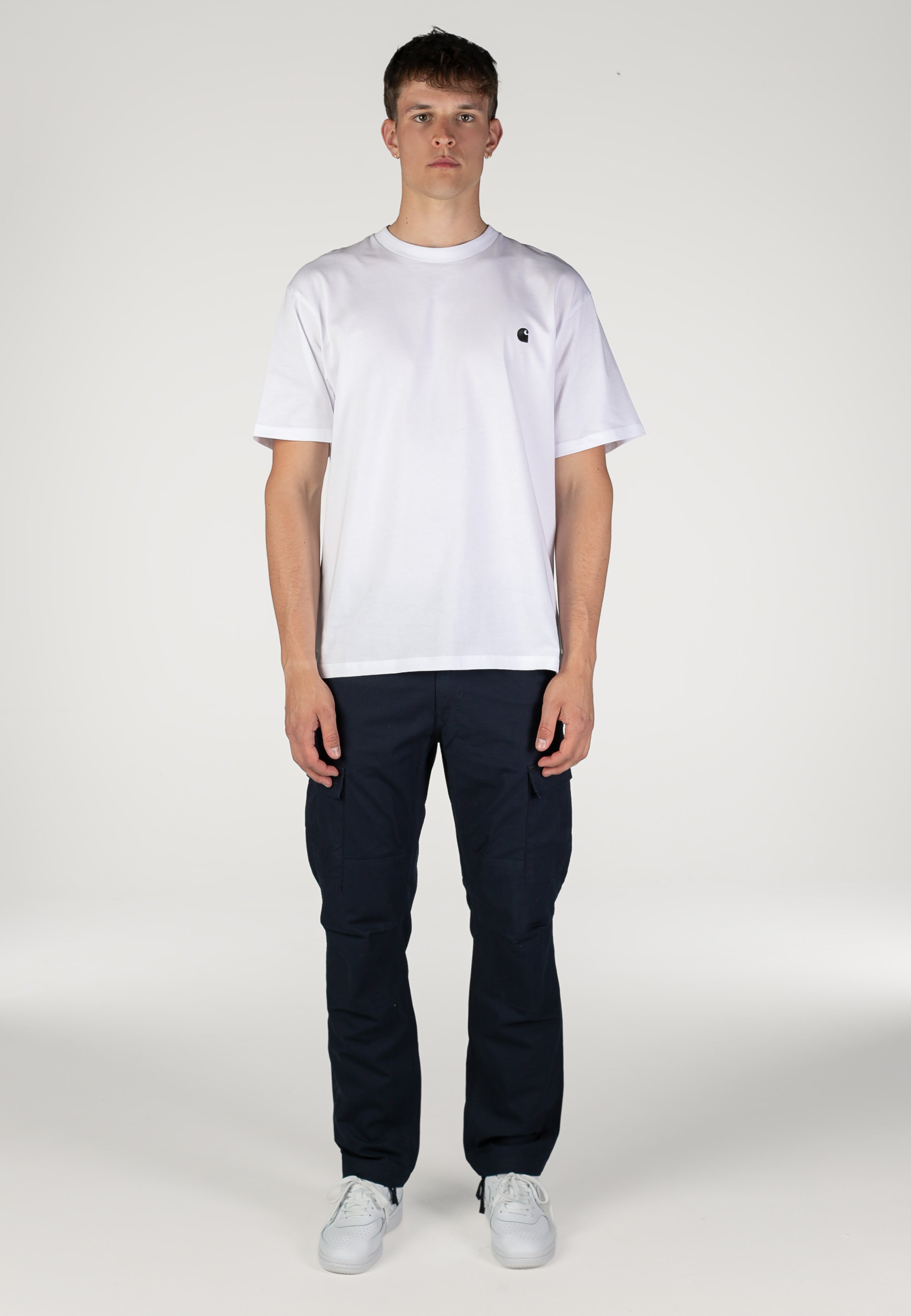 Carhartt WIP - Aviation Rinsed Dark Navy - Pants | Men-Image